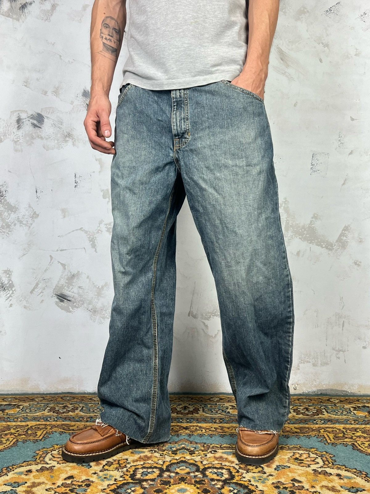 Gap Vintage Gap Worker Jeans Size 34 - 30 Size US 34 / EU 50 - 2 Thumbnail