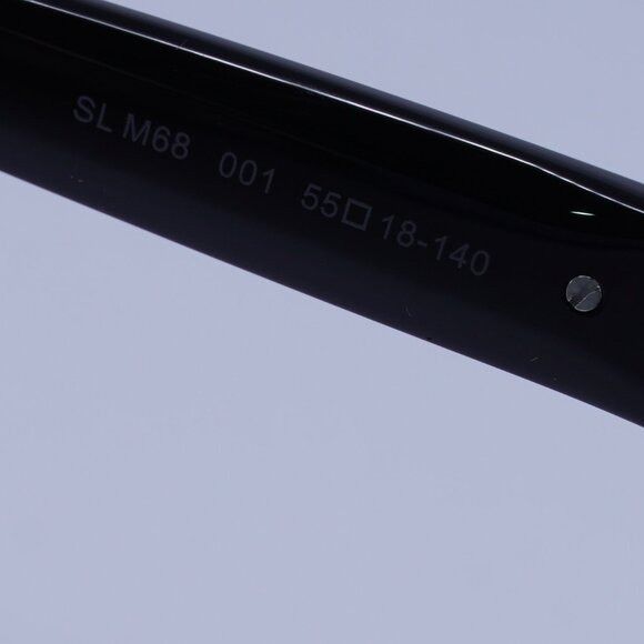 Saint Laurent Paris Saint Laurent SLM68 001 Sunglasses Black Square Frame Size ONE SIZE - 8 Thumbnail