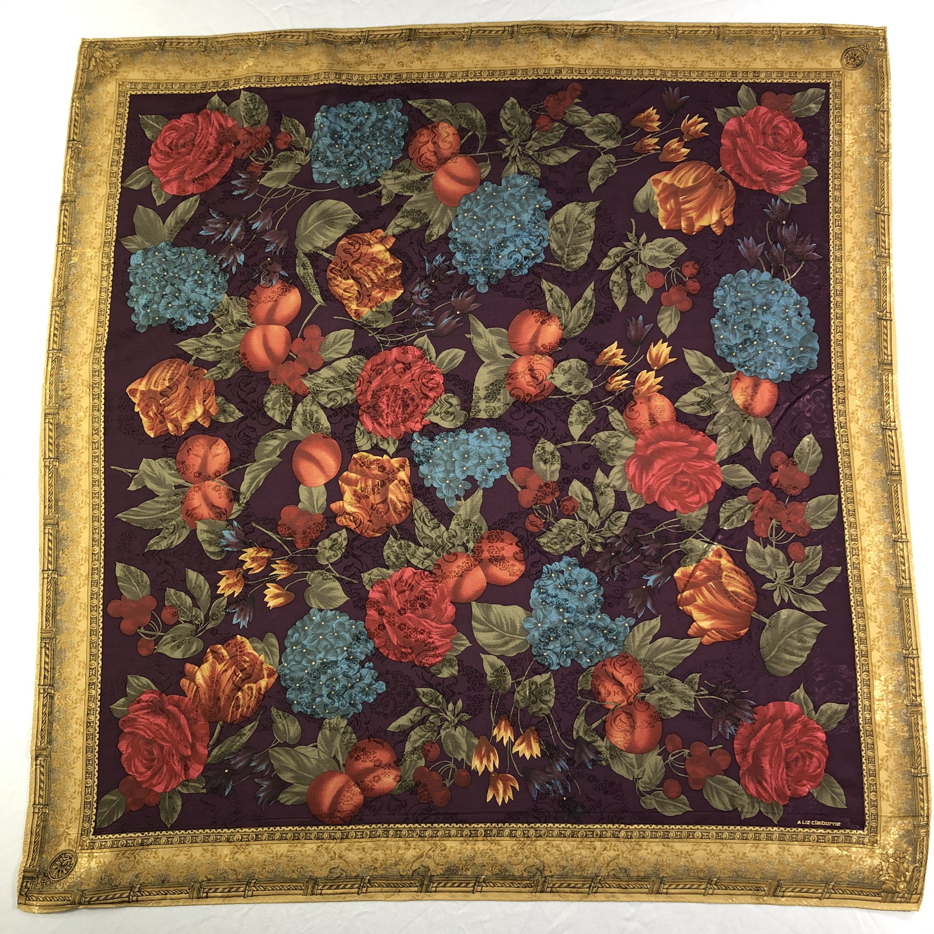 Vintage Vintage Liz Claiborne Silk Scarf Size ONE SIZE - 2 Thumbnail