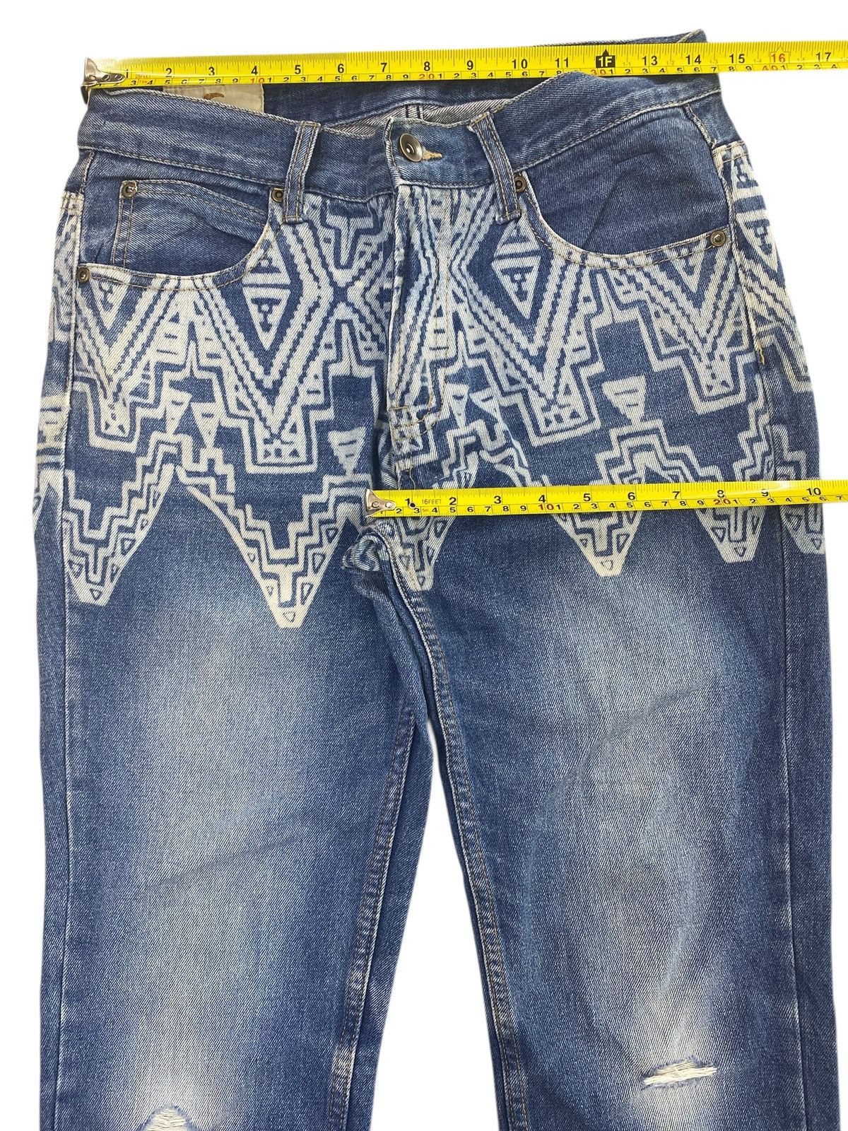 Japanese Brand Japanese Brand Design Art Style Straight Cut Jeans Size US 29 - 5 Thumbnail