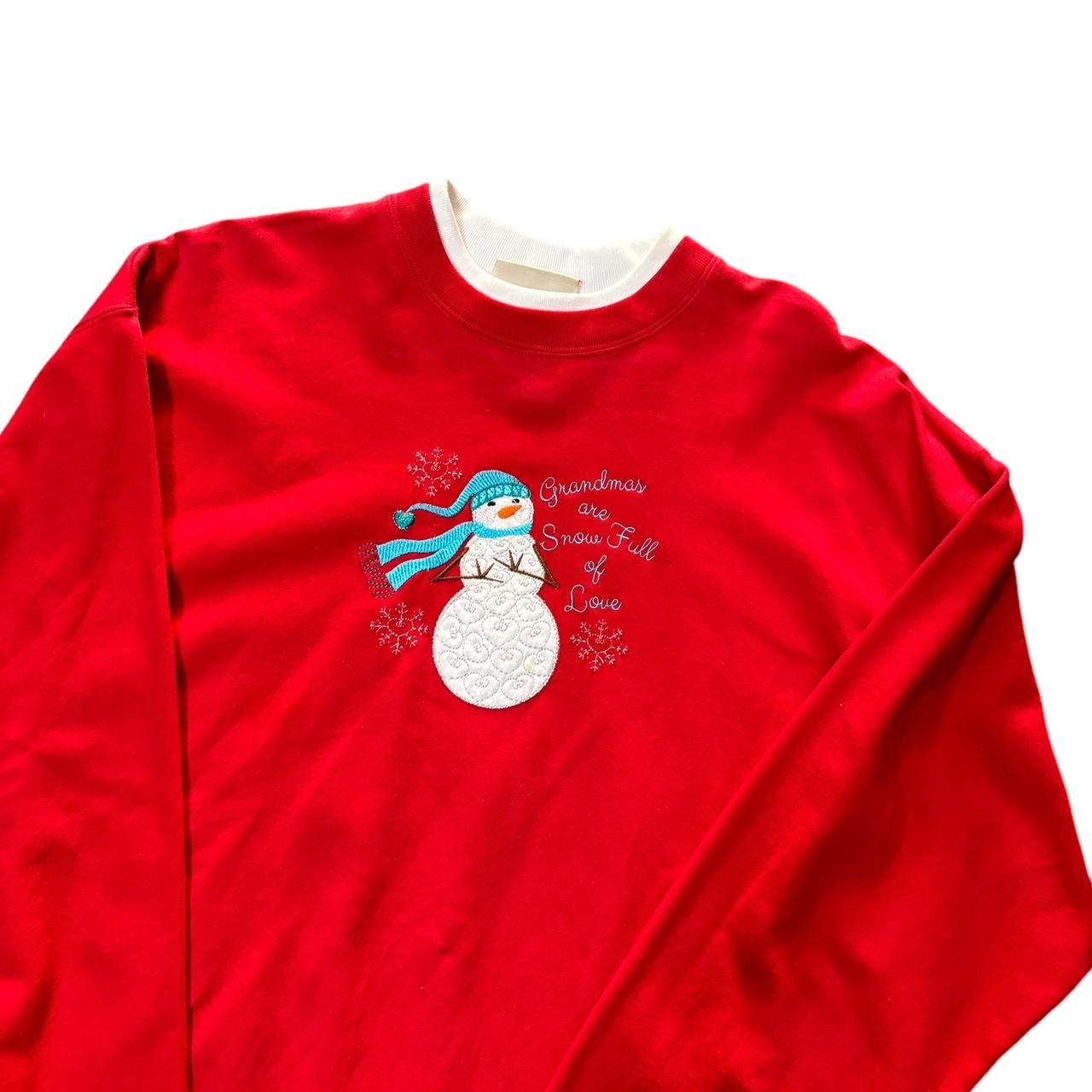 Vintage Vintage Grandmas are snow full of love sweatshirt size: XL Size XL / US 12-14 / IT 48-50 - 2 Thumbnail