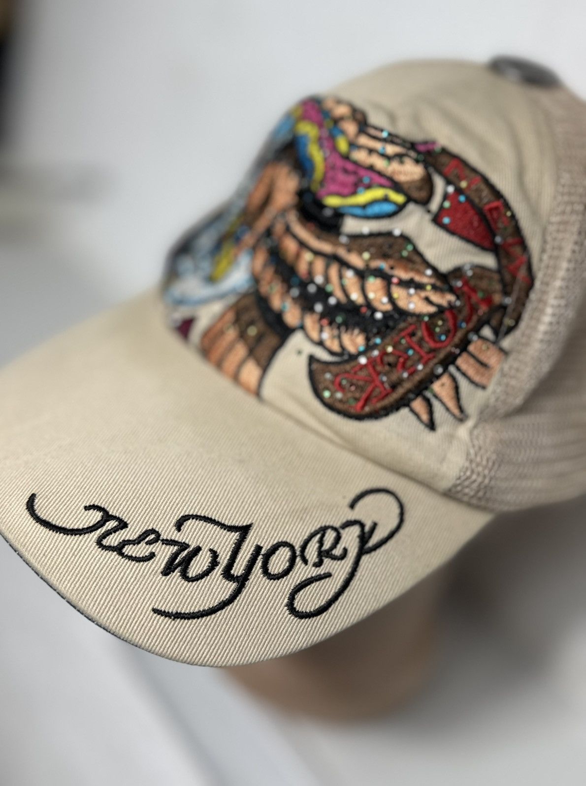 Ed Hardy Ed Hardy Vintage Cap Big Logo Skull Size ONE SIZE - 2 Thumbnail