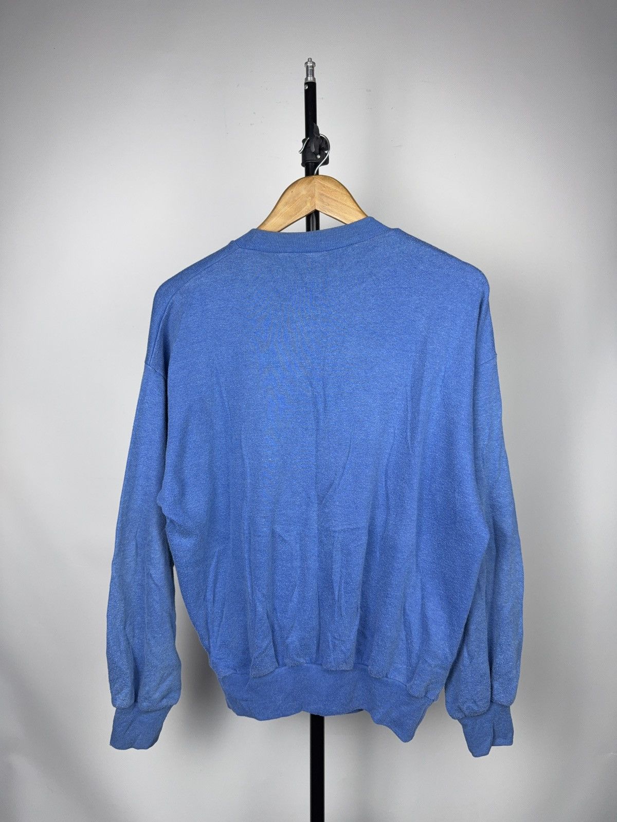 Vintage Vintage Retro 80s Europe EU Stars Blue Graphic Sweatshirt Size US M / EU 48-50 / 2 - 8 Thumbnail