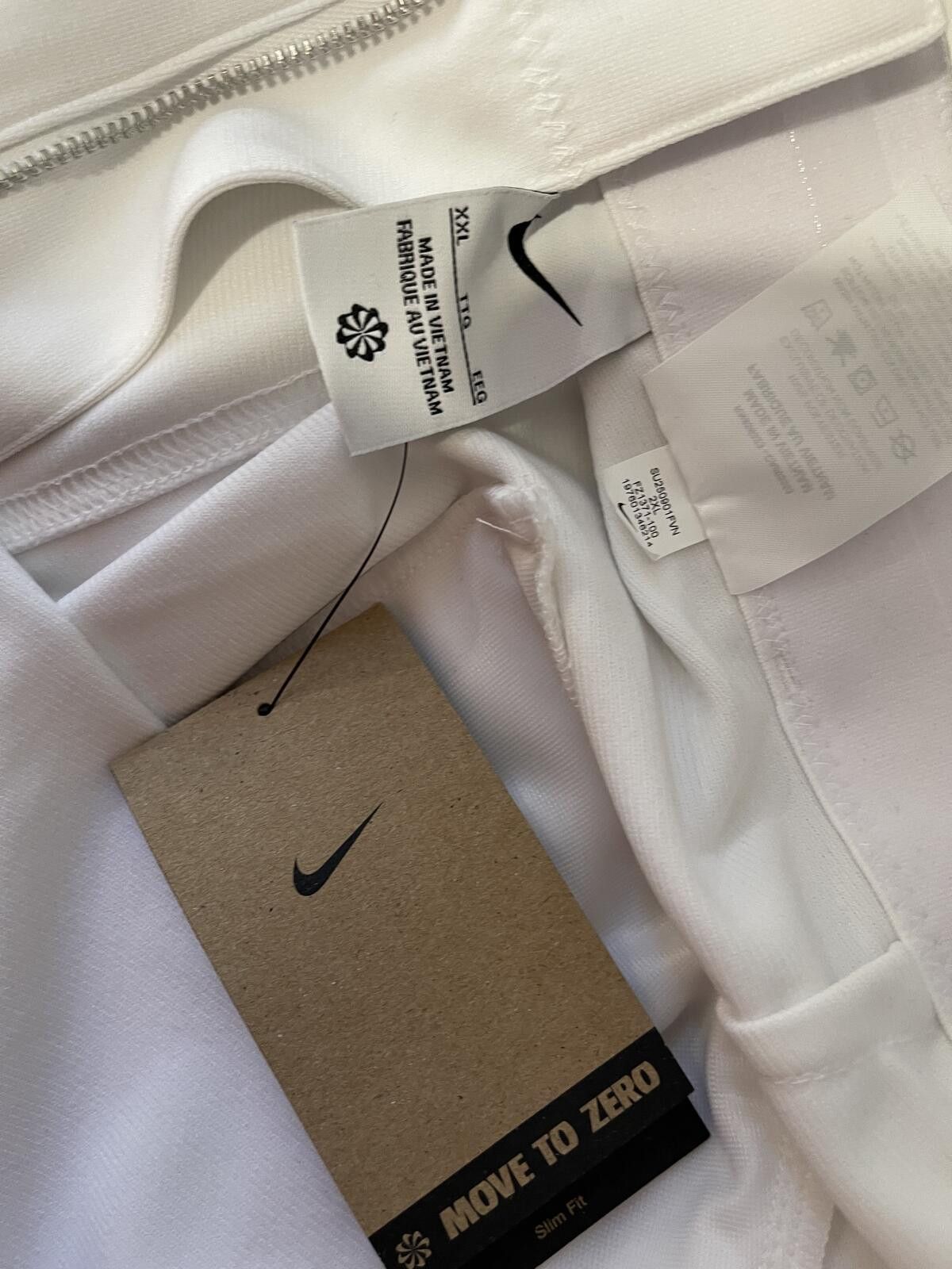 Nike Nike Men's White Baseball Pants XXL Size ONE SIZE - 4 Thumbnail