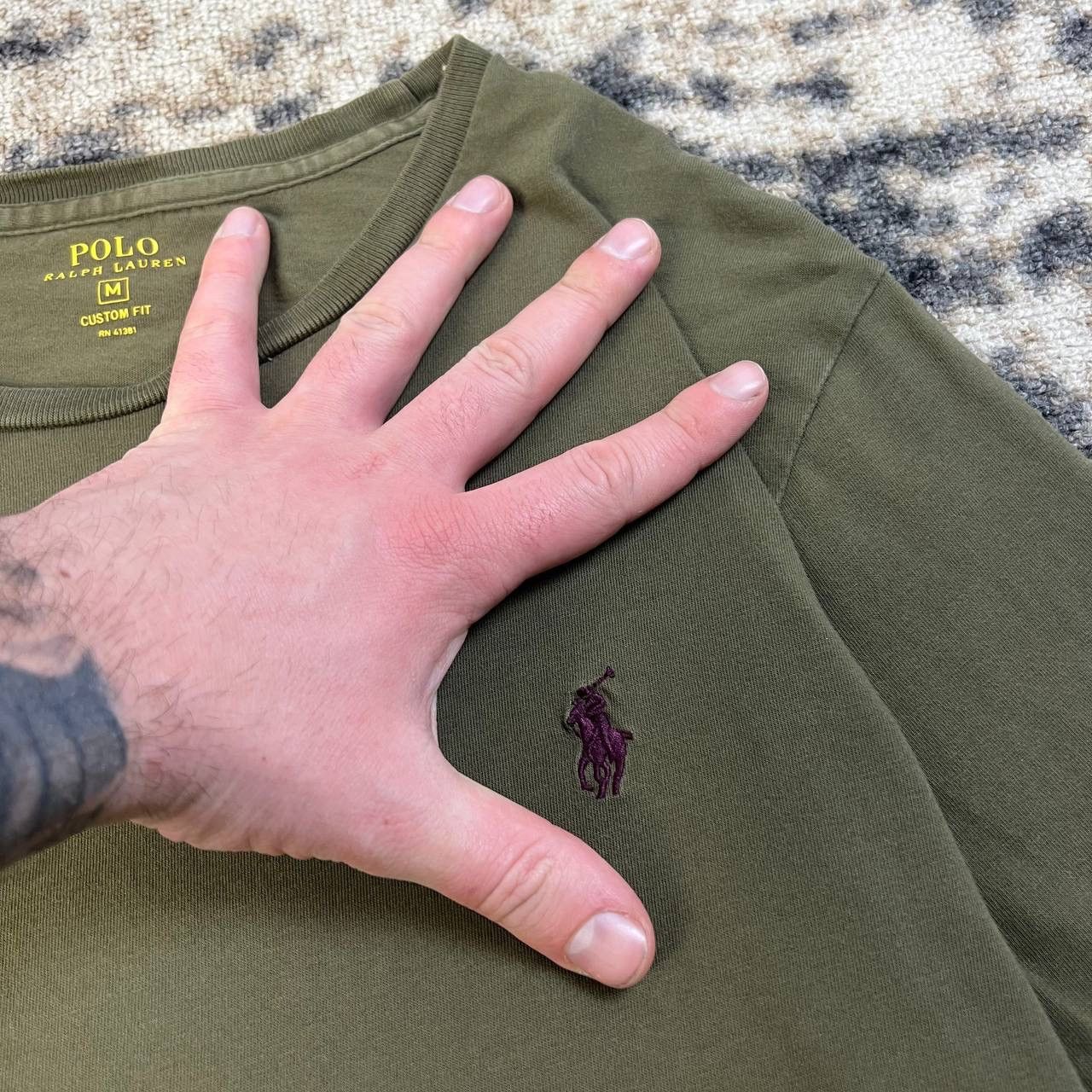 Polo Ralph Lauren Polo Ralph Lauren Luxury Mini Logo Basic T-Shirt 1TS111 Size US M / EU 48-50 / 2 - 3 Thumbnail
