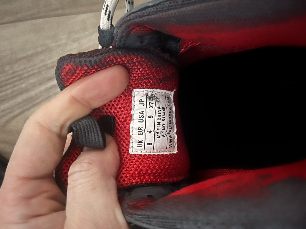 Balenciaga Balenciaga triple S size 42 black/red Size US 9 / EU 42 - 6 Thumbnail