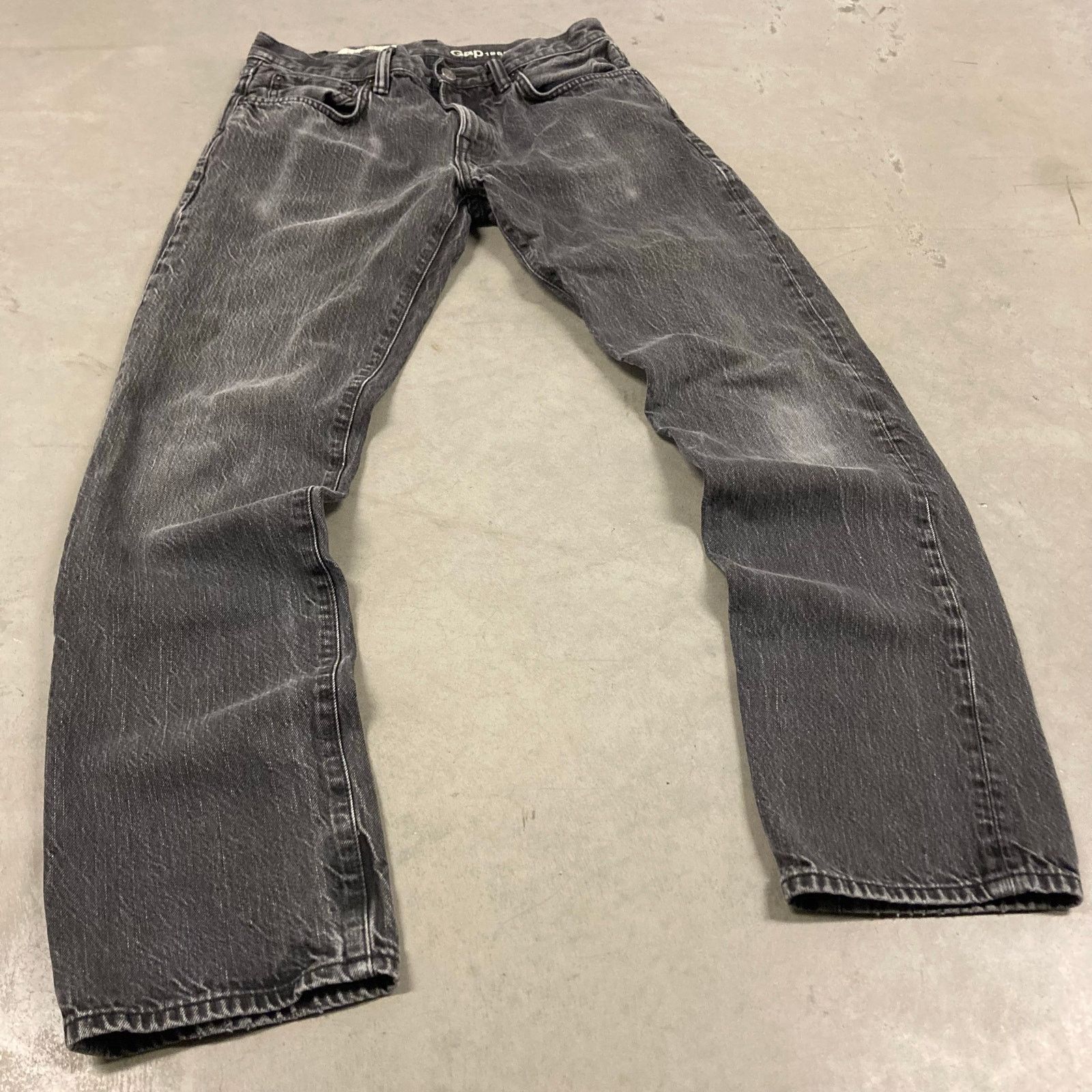 Gap × Vintage Y2K faded black gap Jeans 30x32 Size US 30 / EU 46 - 1 Thumbnail