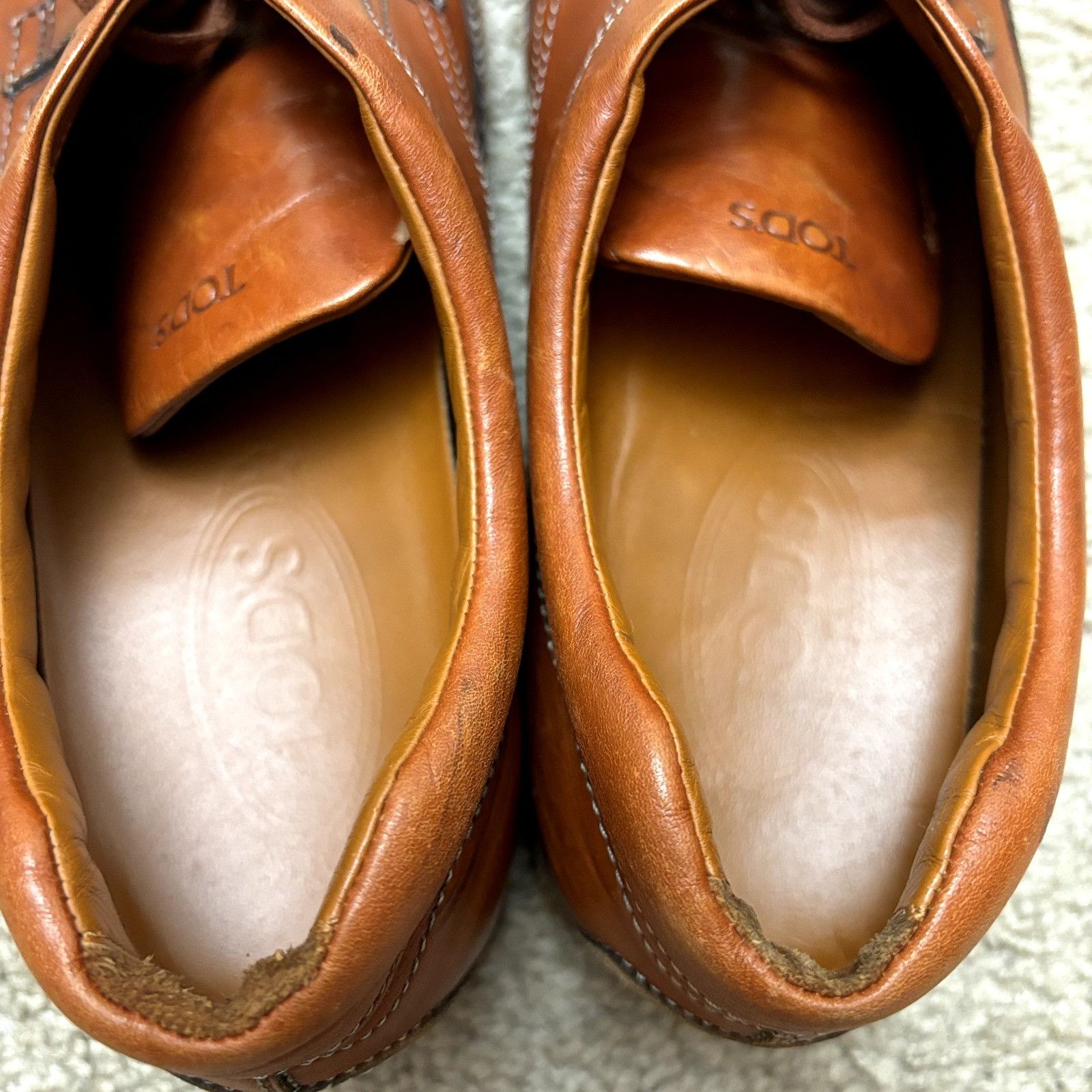 Tod's TOD'S Brown Leather Wingtip Brogues - Size 39 EU Men's Lace- Size US 7 / EU 40 - 8 Thumbnail