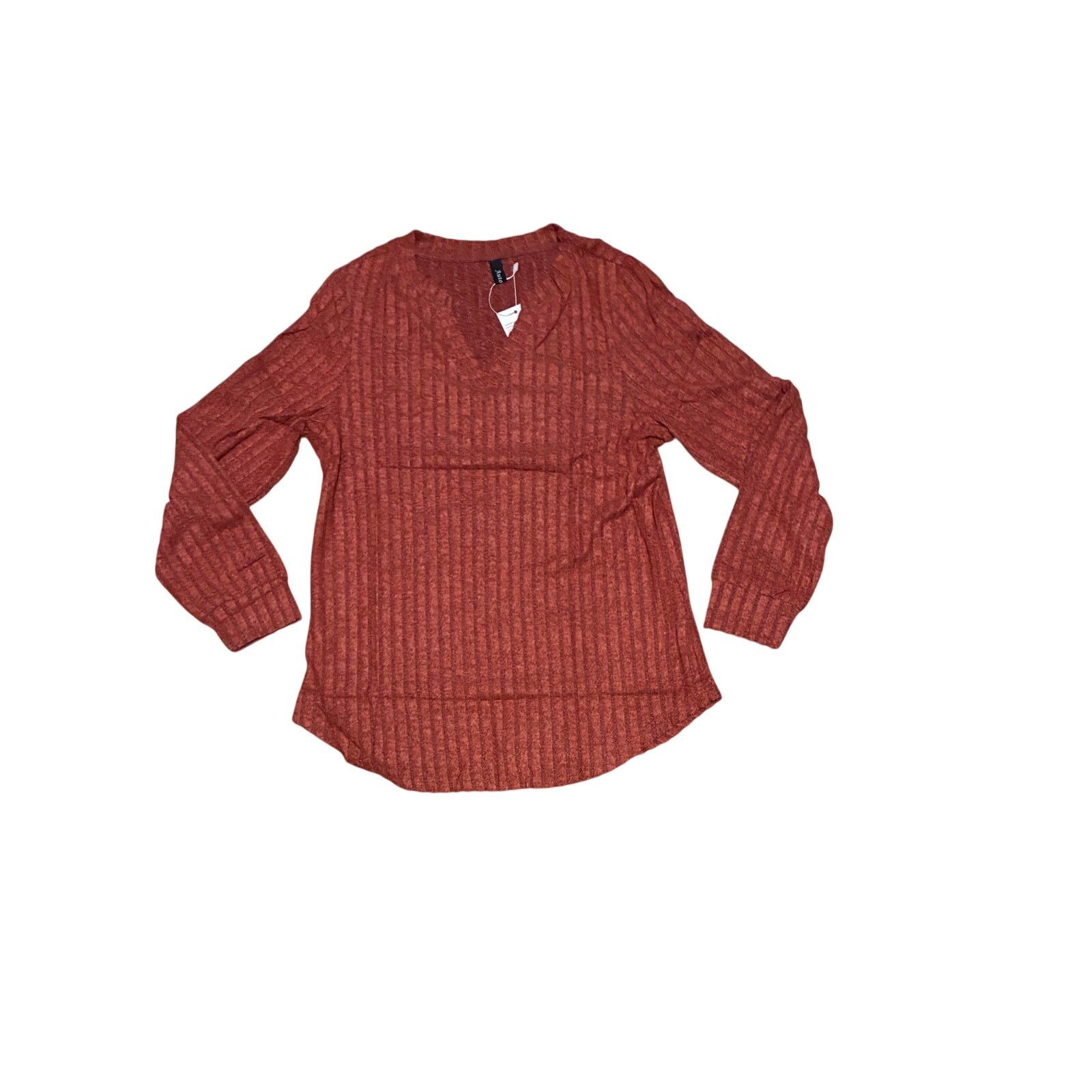 The Unbranded Brand Automet Long Sleeve Burgundy Shirt Size Medium Size M / US 6-8 / IT 42-44 - 3 Thumbnail