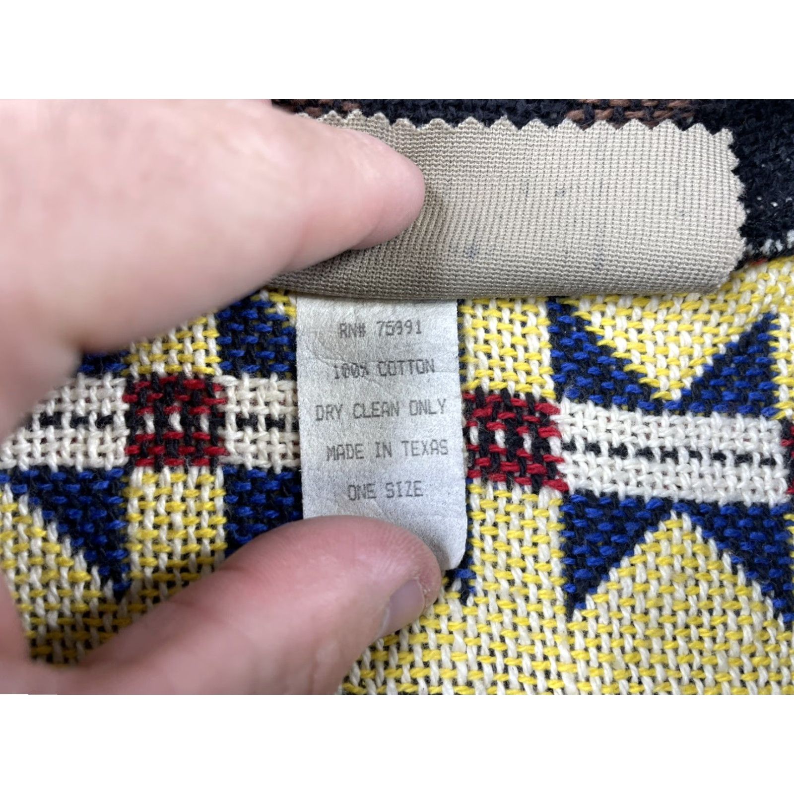 PONY VINTAGE Vintage Painted Pony Southwestern Tapestry Jacket Aztec Moose Bear Women's OS Size ONE SIZE - 3 Thumbnail