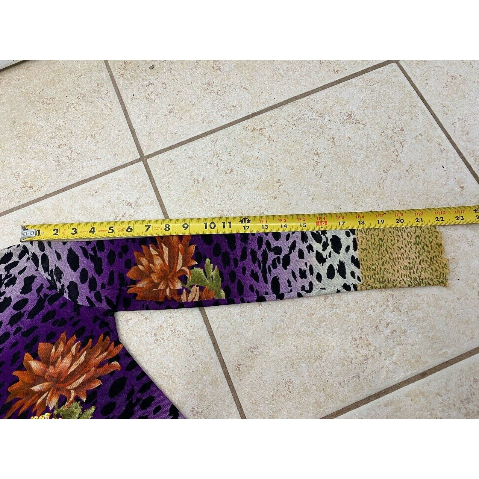 Other VTG KOKOMO Long Sleeve Mesh Top Floral Sequins Animal Print Size M / US 6-8 / IT 42-44 - 13 Thumbnail