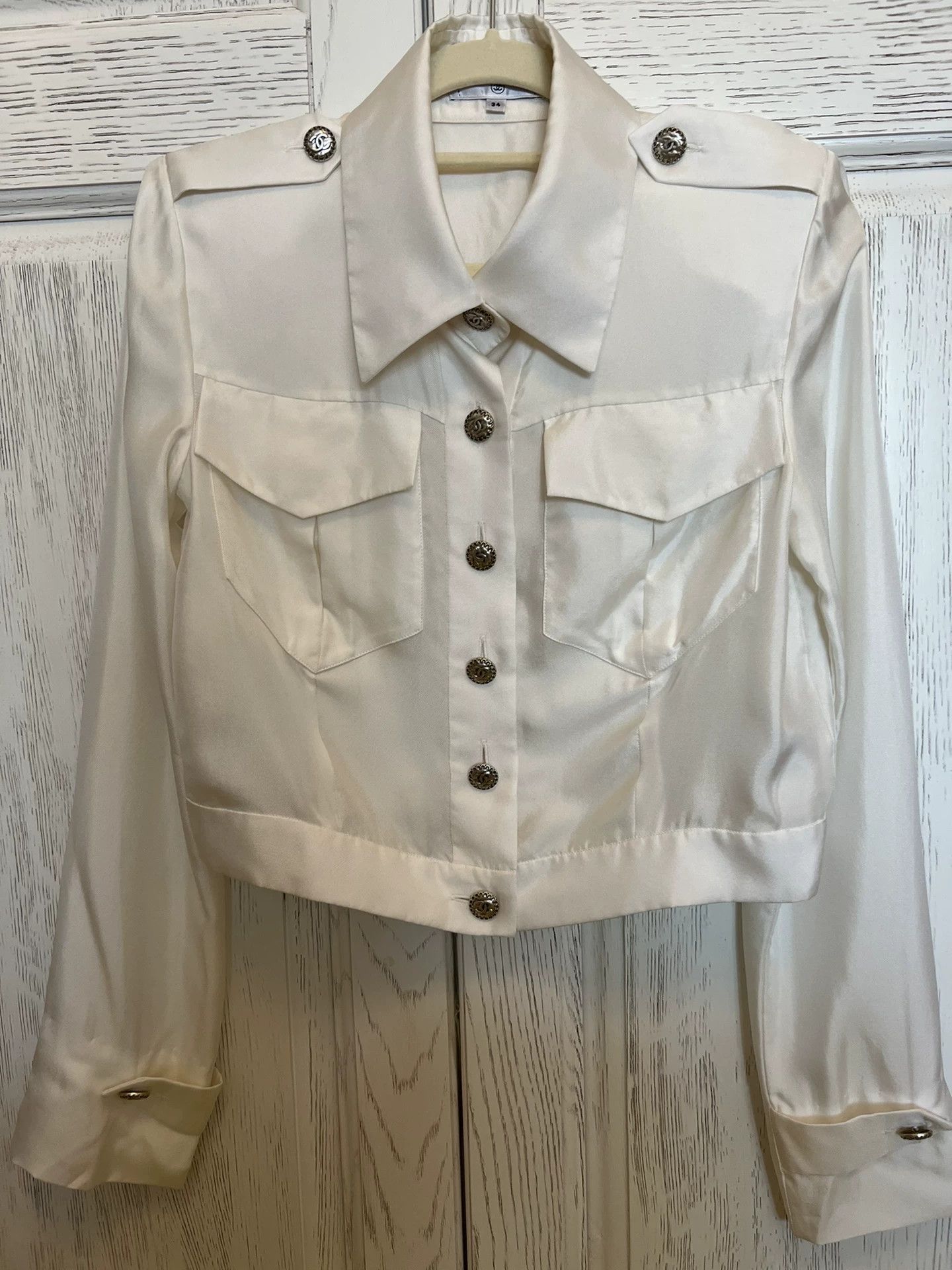 Chanel Chanel Silk Short Coat Size 34 Size XXS / US 00 / IT 34 - 1 Thumbnail