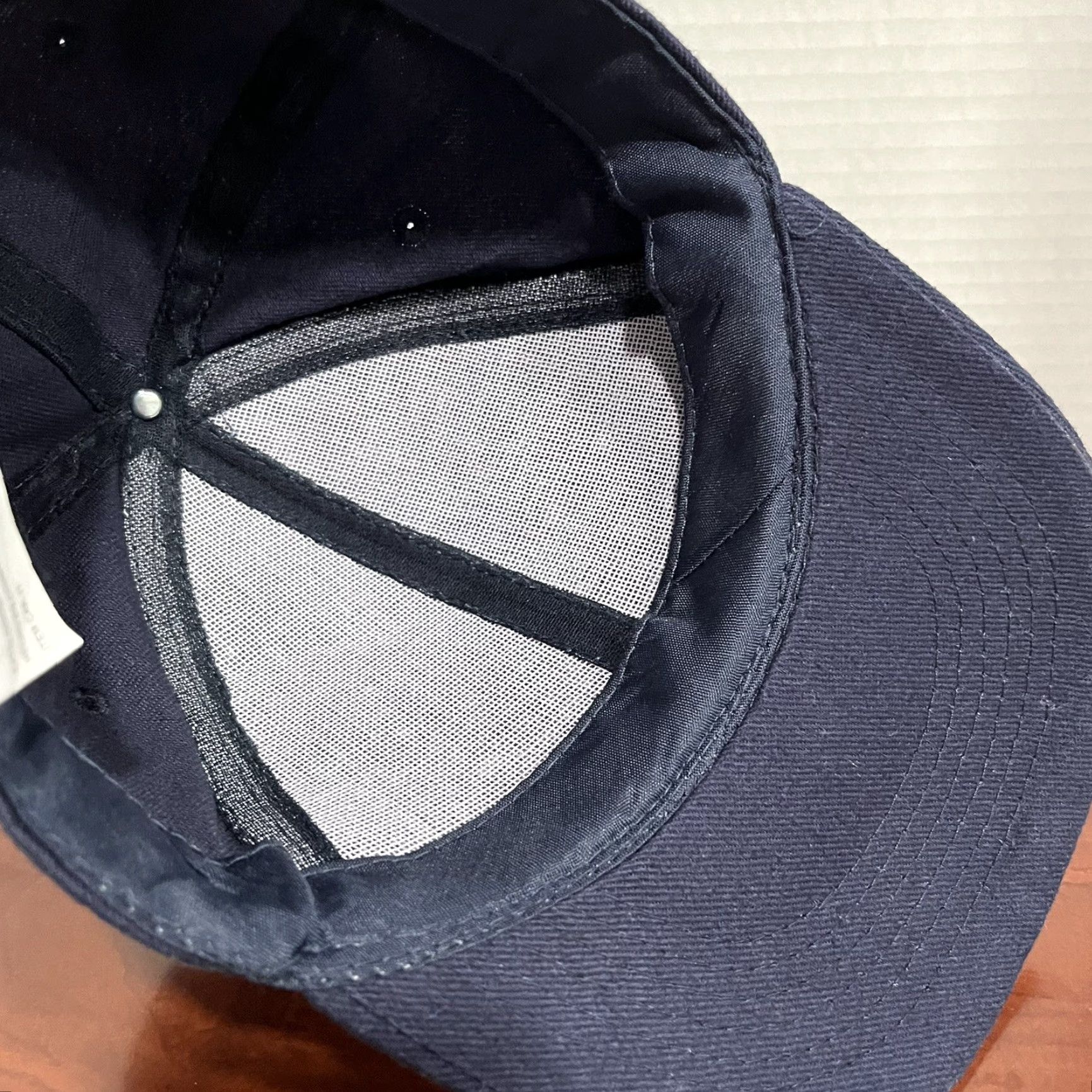 Vintage US Open Tennis Hat Cap Strap Back Navy Blue Adjustable Mens Cotton Smartflex Baseball Cap Sports 90s Mens Cap Size ONE SIZE - 7 Thumbnail