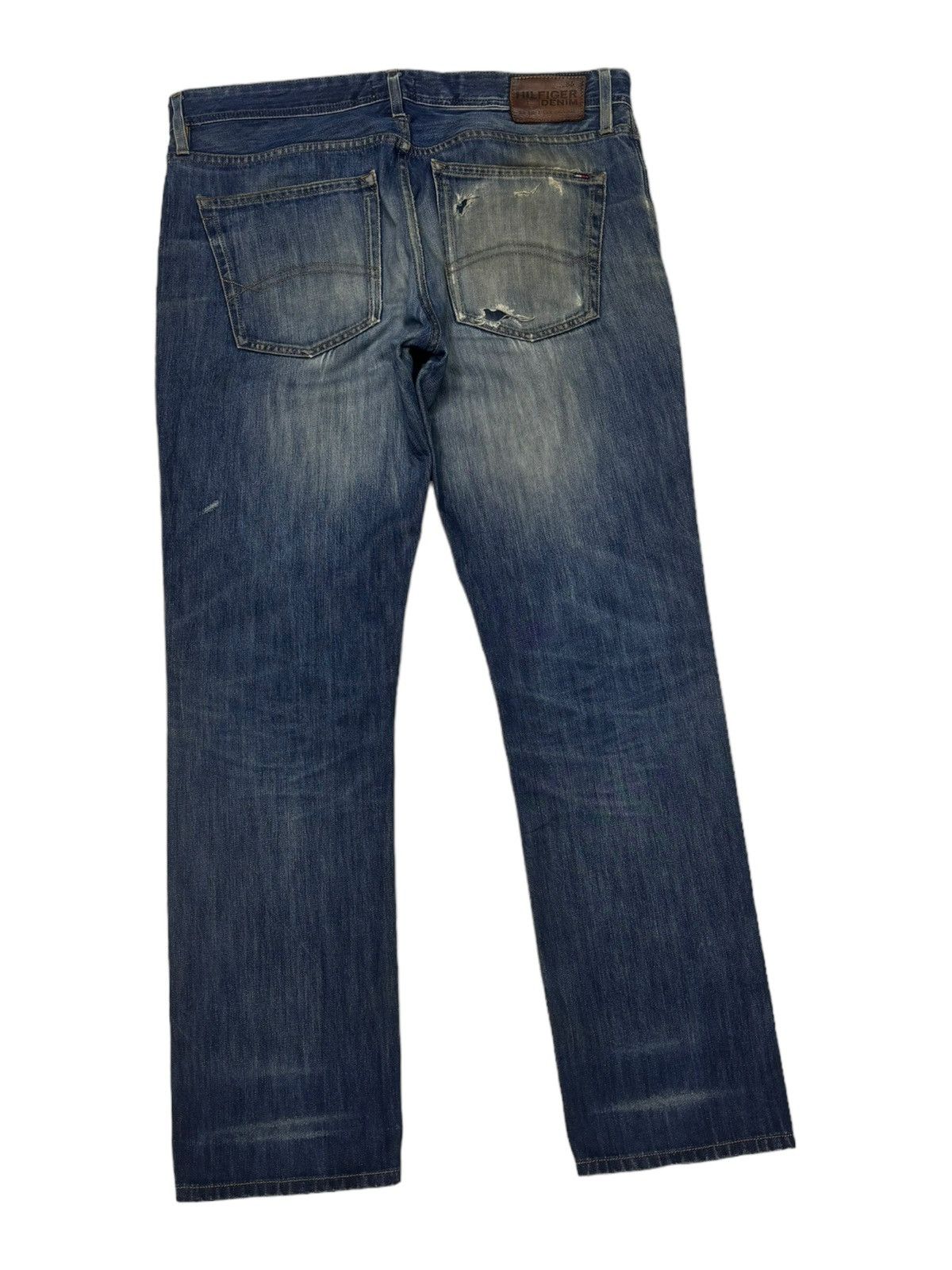 Tommy Hilfiger VINTAGE TOMMY HILFIGER RUSTY DISTRESS DENIM JEANS Size US 38 / EU 54 - 5 Thumbnail