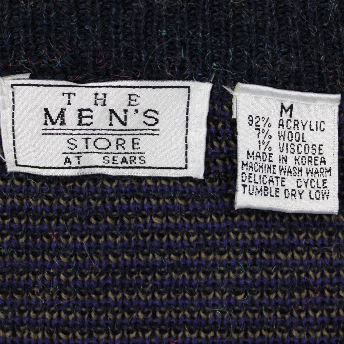 Sears VINTAGE Sears Mens Sweater Shirt? Size US M / EU 48-50 / 2 - 7 Thumbnail
