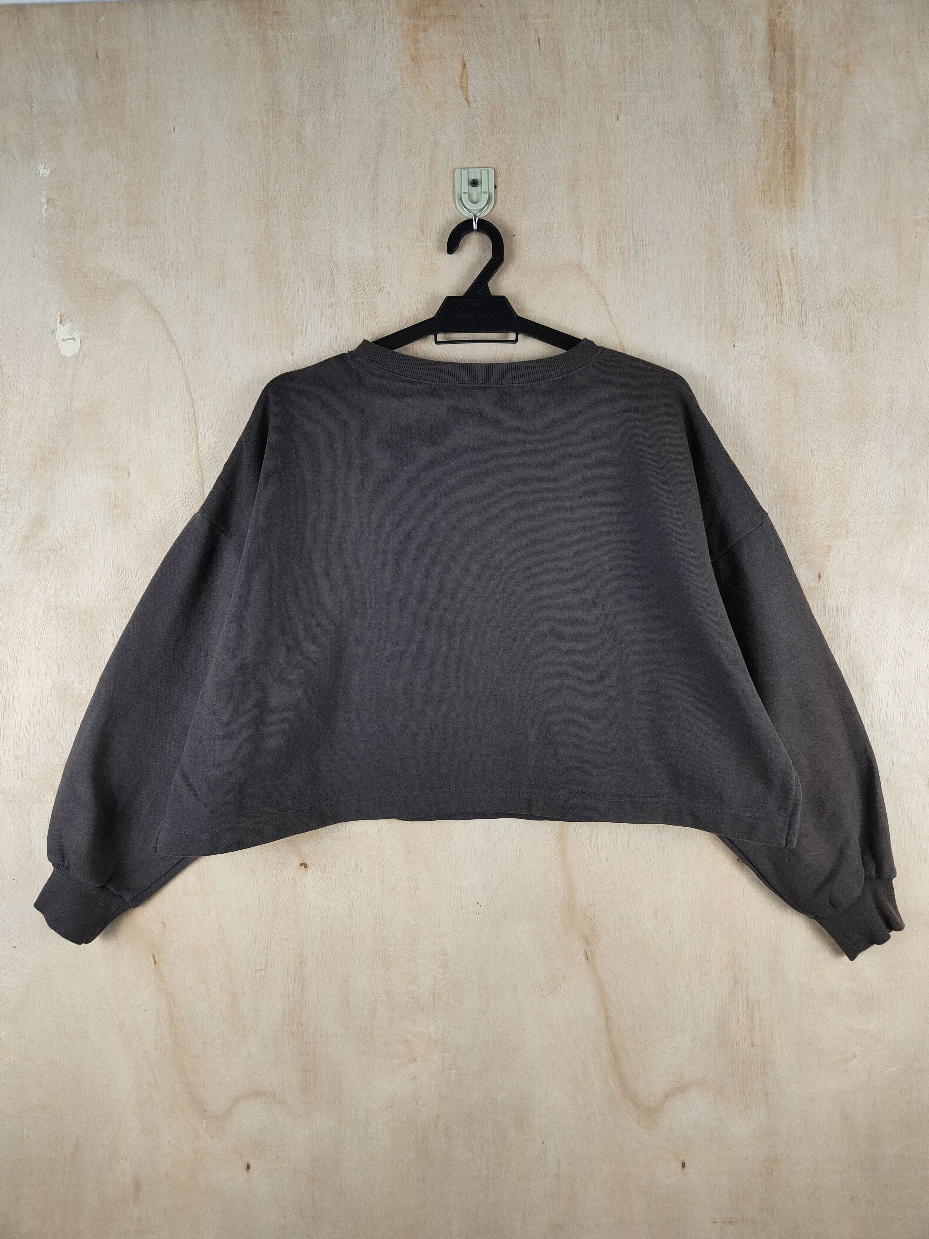 Japanese Brand GRL Dark Brown Carlton Crop Tops #S2465 Size M / US 6-8 / IT 42-44 - 7 Thumbnail