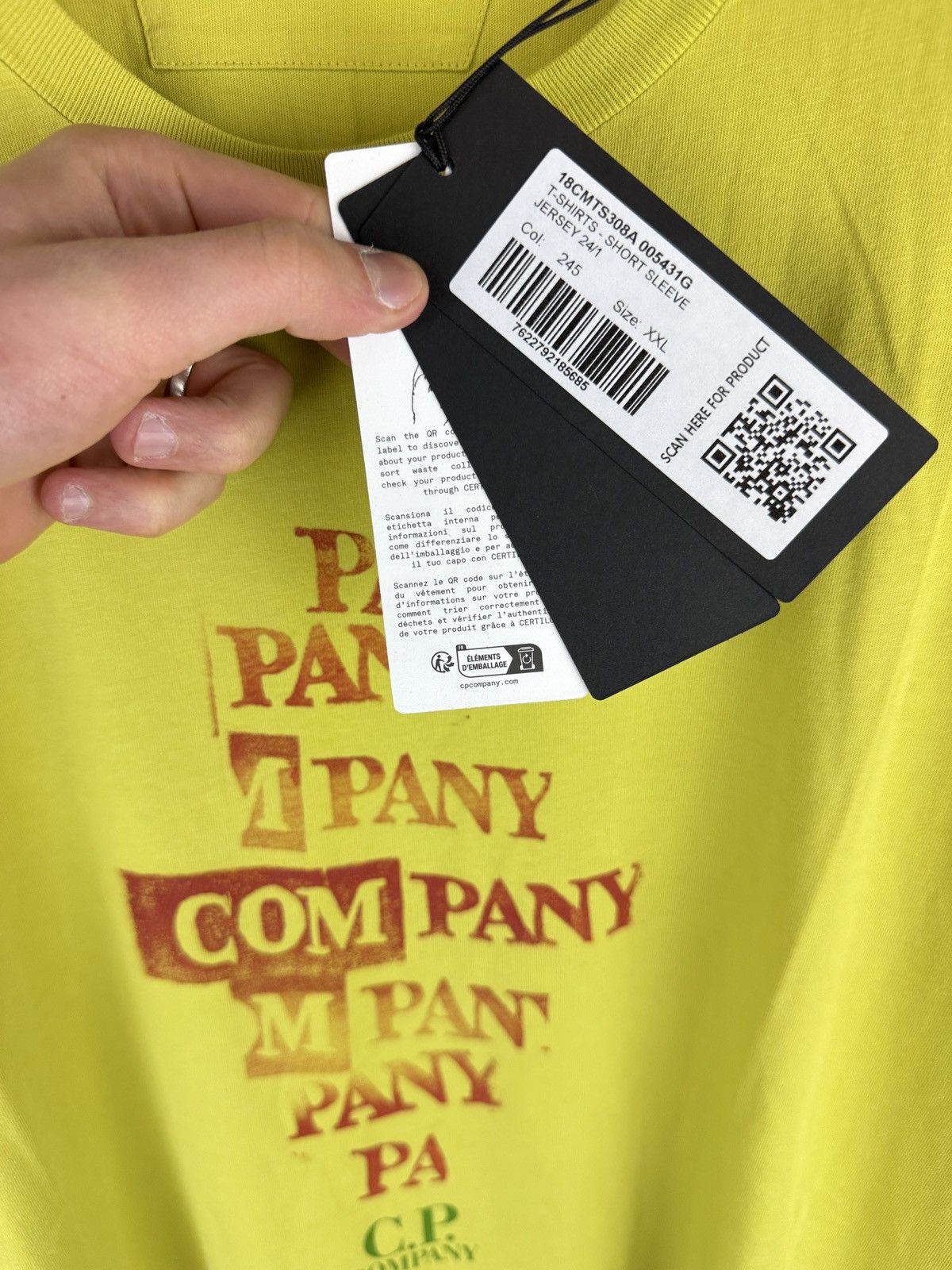 C.P. Company Green C.P. Company t-shirt (brand new with tags) Size US XXL / EU 58 / 5 - 5 Thumbnail