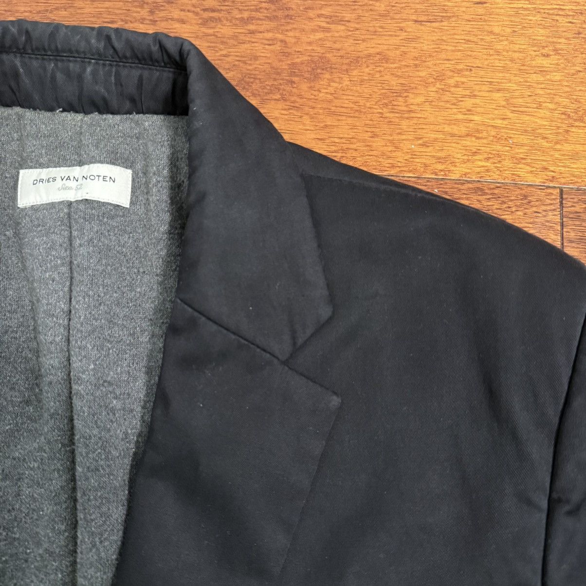 Dries Van Noten Dries Van Noten Archive Fleece Lined Cotton Blazer Size L Size US L / EU 52-54 / 3 - 4 Thumbnail