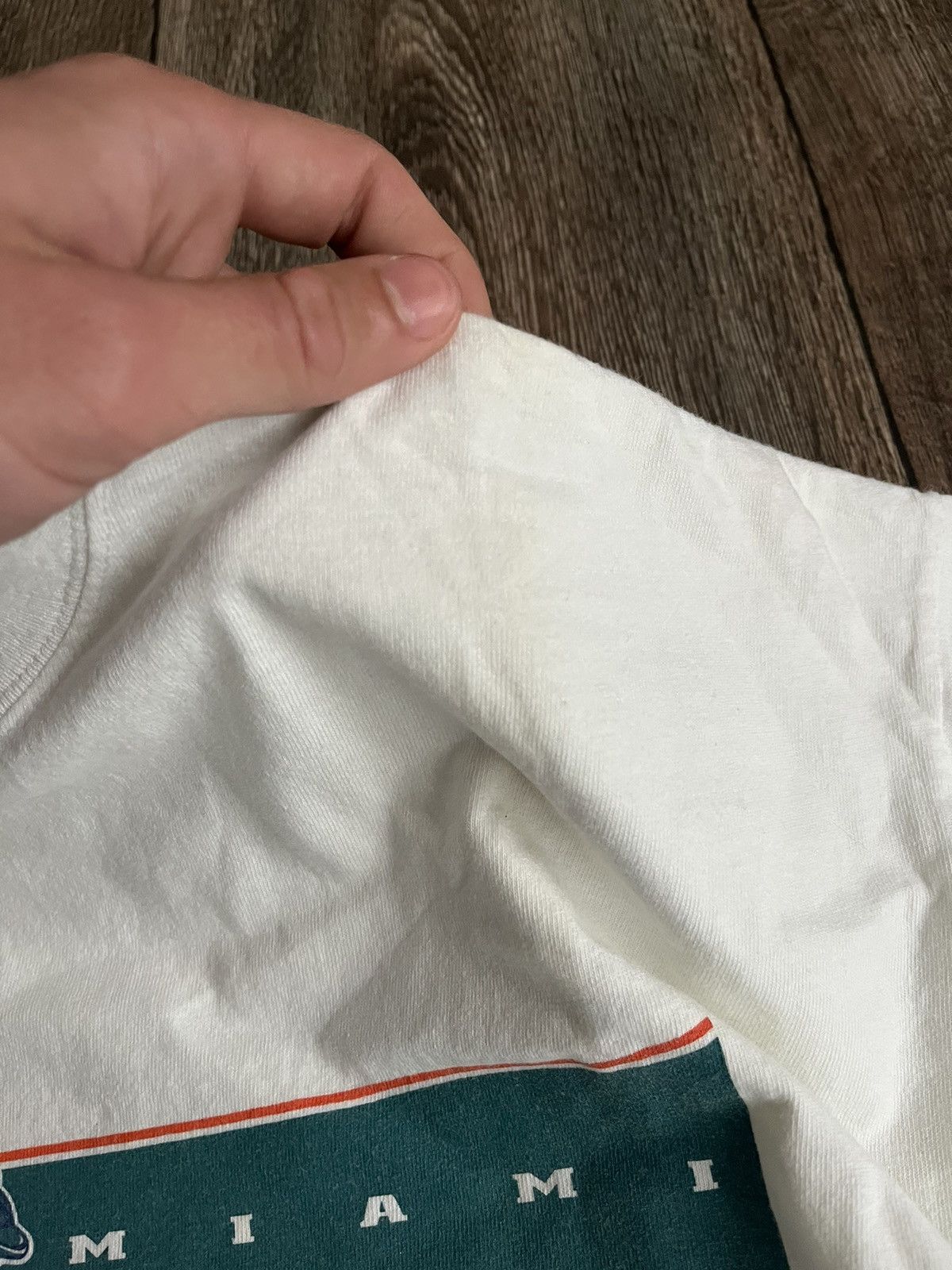 Adidas Vintage Adidas Miami Dolphins Back Print T-shirt NFL Size US L / EU 52-54 / 3 - 8 Thumbnail