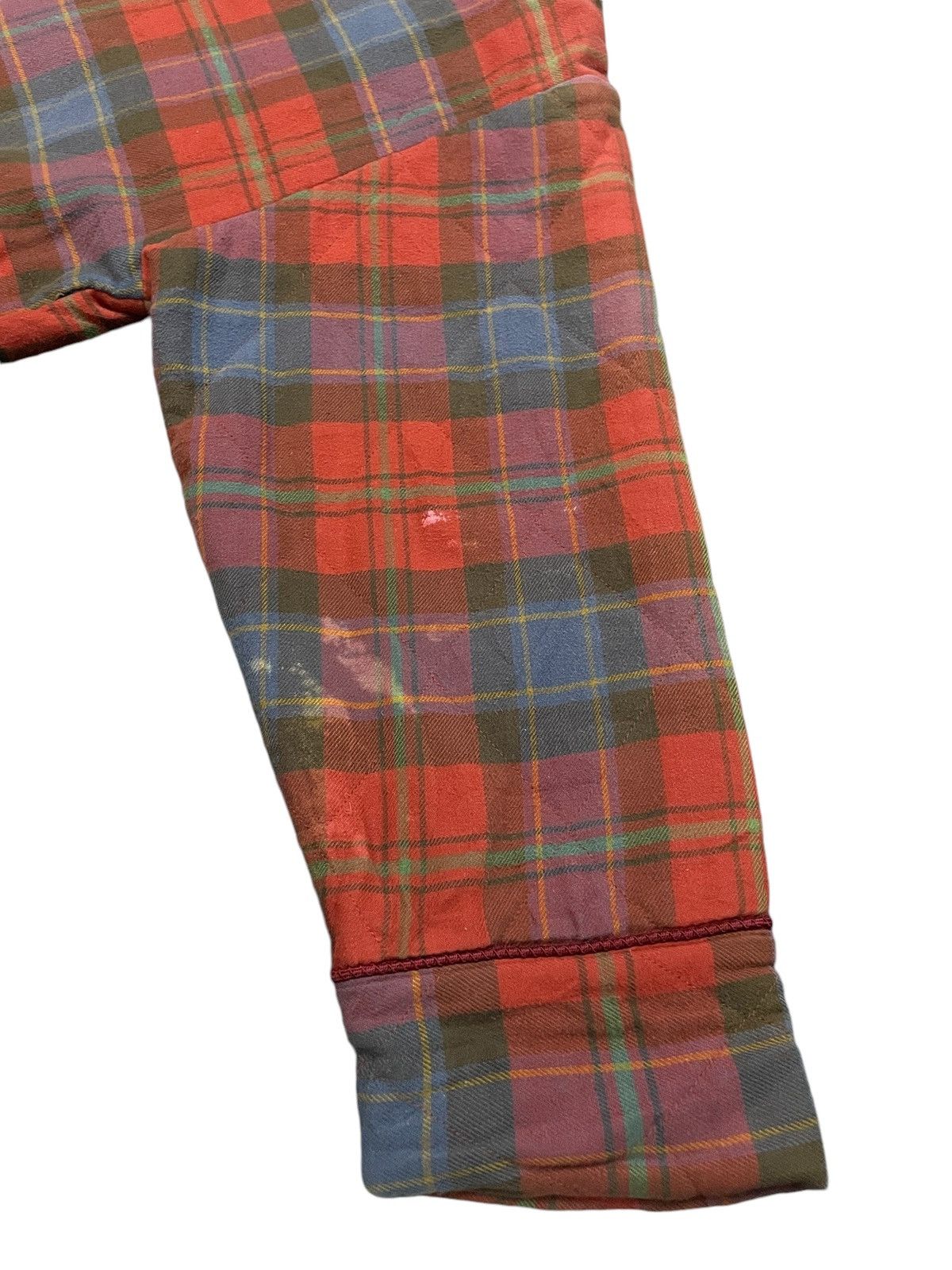 Vintage × Yves Saint Laurent Vintage YSL Checks Plaid bath robe Embroidered Jacket Size US M / EU 48-50 / 2 - 11 Thumbnail