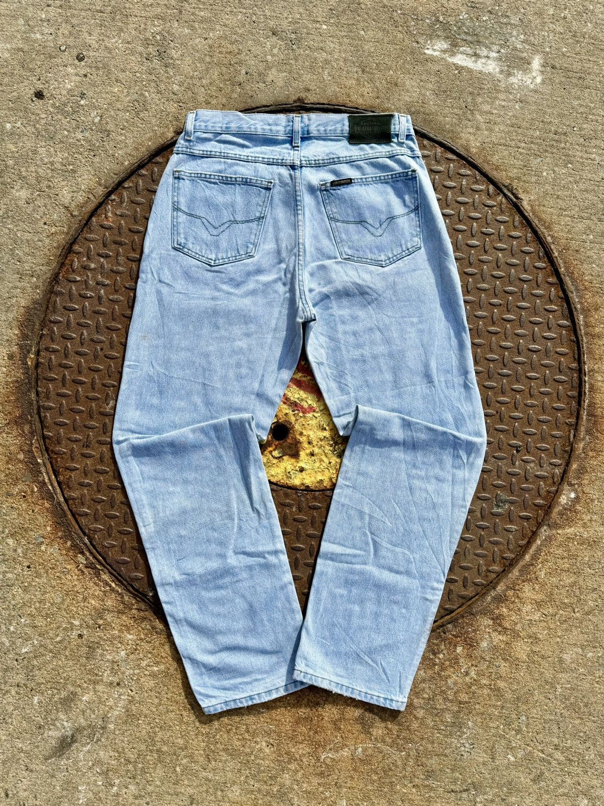 Harley Davidson × Vintage Vintage Harley Davidson Denim Jeans - Men’s Size 32 Size US 32 / EU 48 - 10 Thumbnail