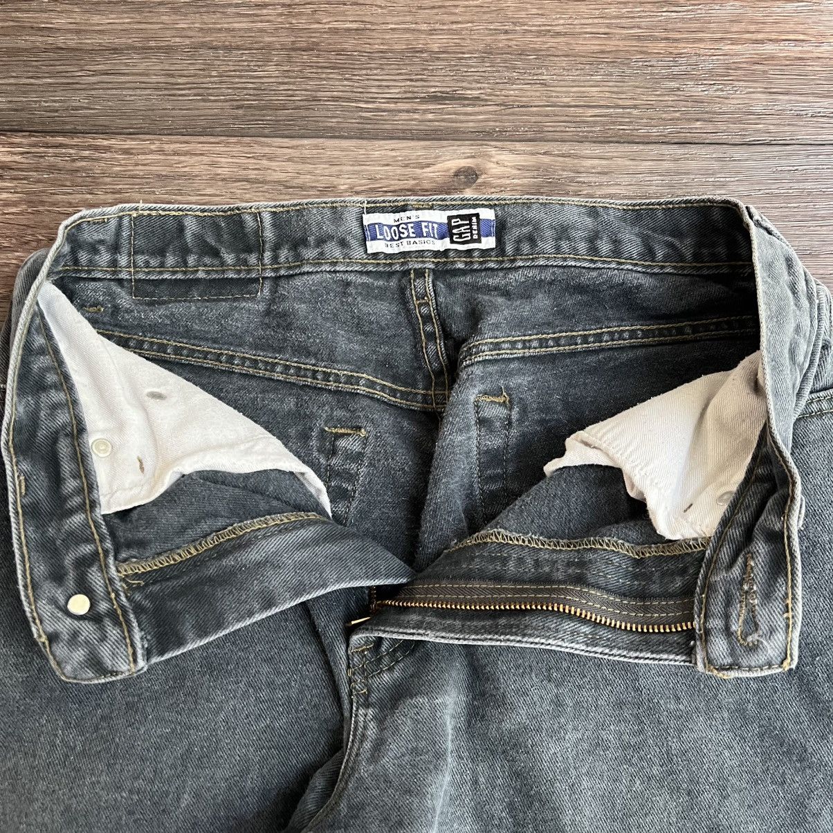 Gap Vintage USA made 90s gap essential loose; raw denim Size US 30 / EU 46 - 8 Thumbnail