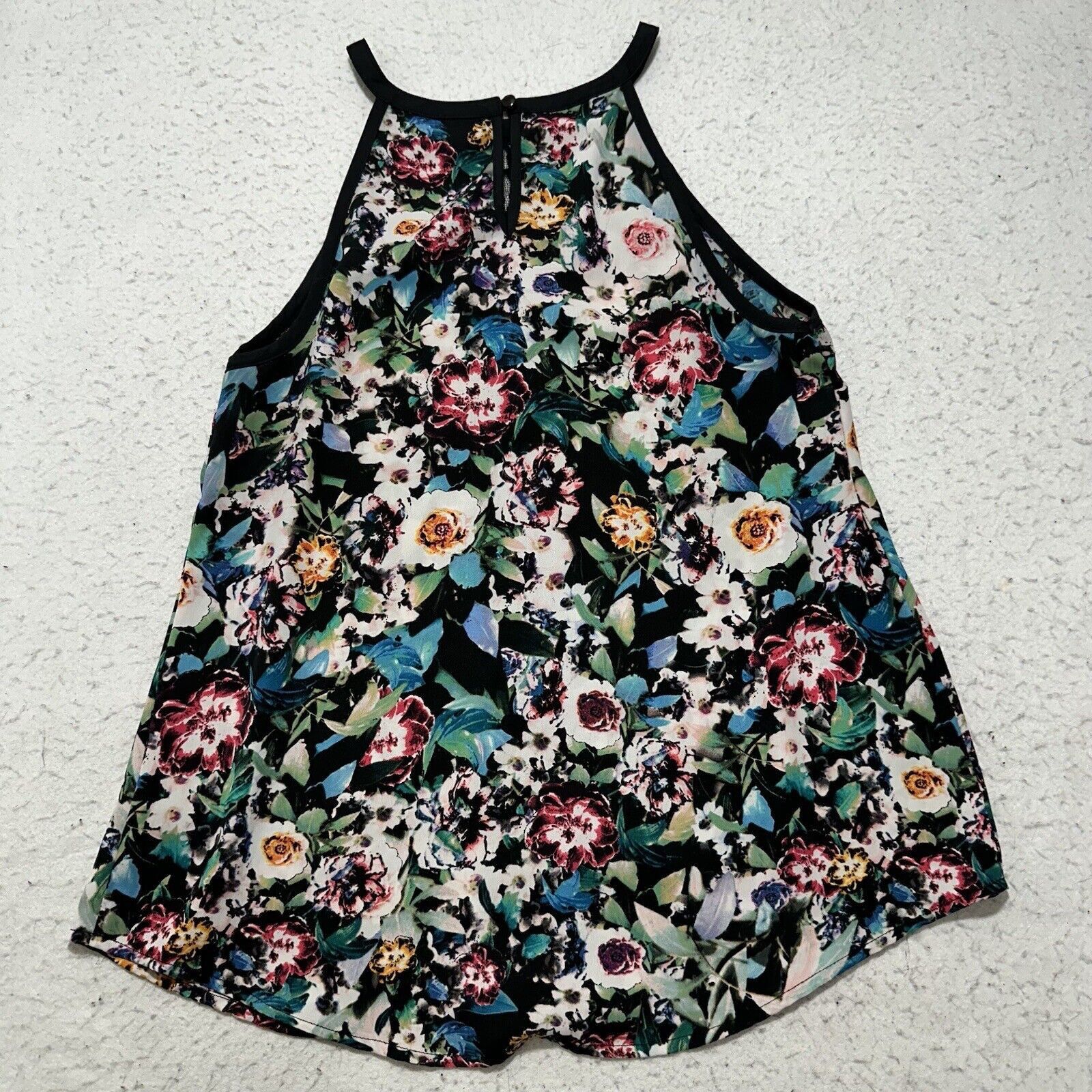 Nicole Miller Nicole Miller Medium Floral Tank Top Lightweight Blouse Size M / US 6-8 / IT 42-44 - 10 Thumbnail