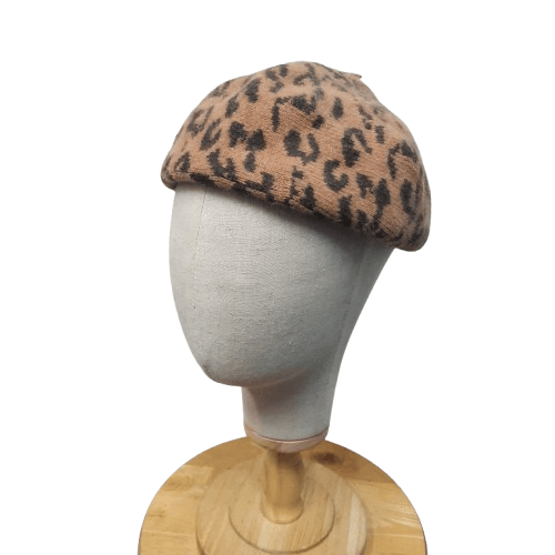 14th Addiction 💥 Japanese brand snidel leopard punk fur beret hat Size ONE SIZE - 1 Thumbnail