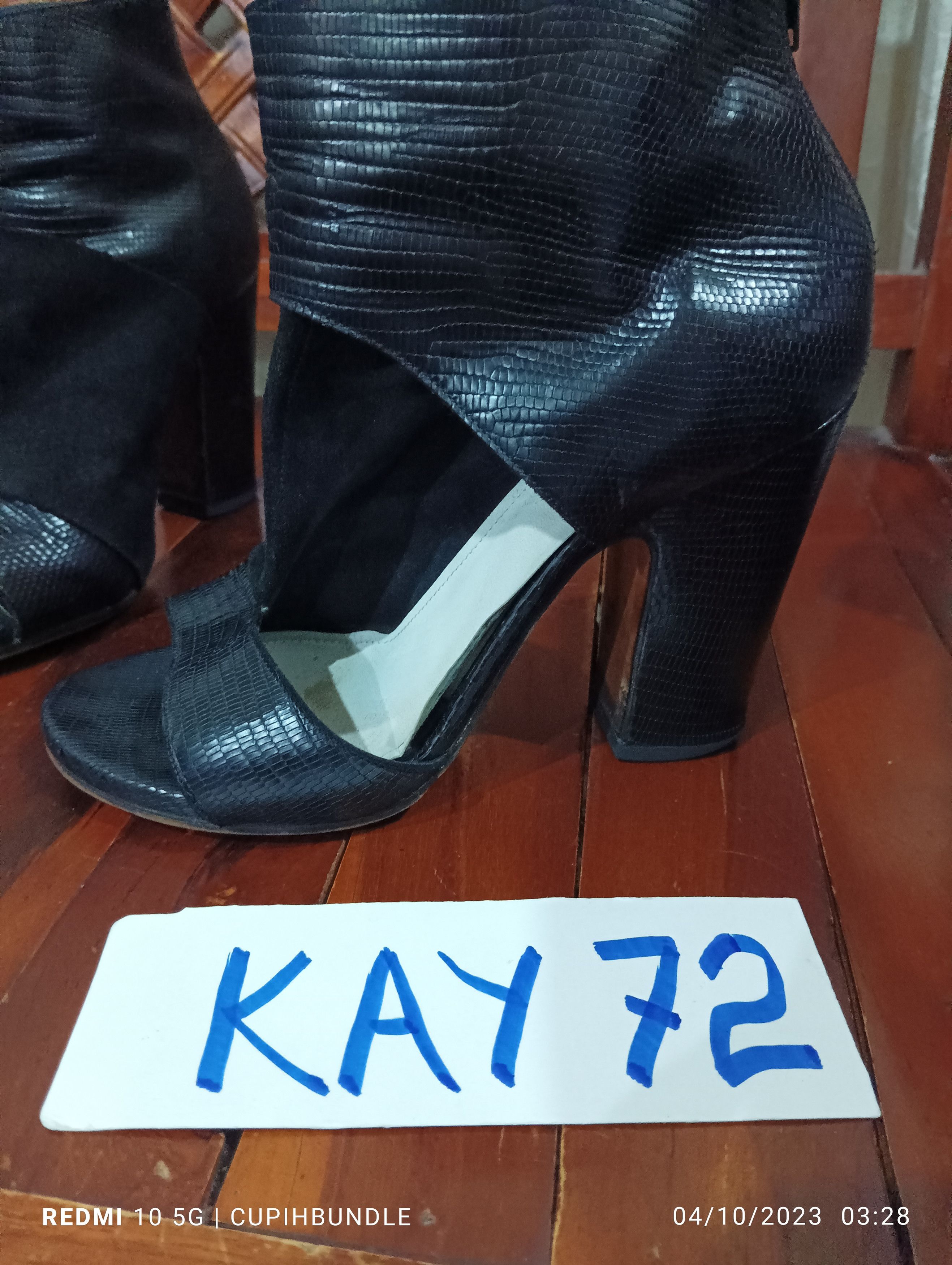 Maison Margiela MAISON MARTIN MARGIELA LEATHER HEEL SANDAL Size US 8 / IT 38 - 3 Thumbnail