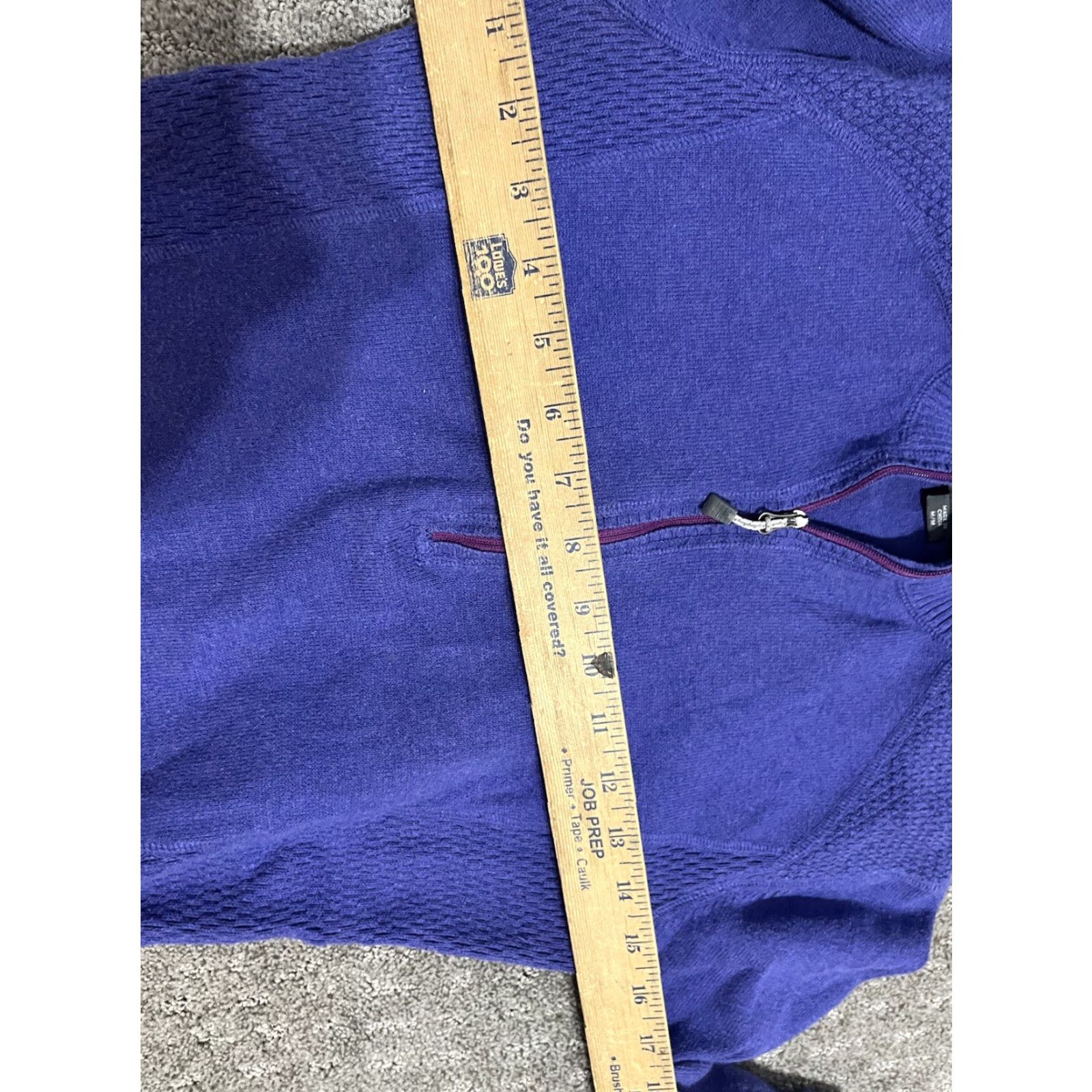 Eddie Bauer Eddie Bauer Pullover Sweater 1/4 Zip Fleece Blue Medium Women Casual Size M / US 6-8 / IT 42-44 - 4 Thumbnail