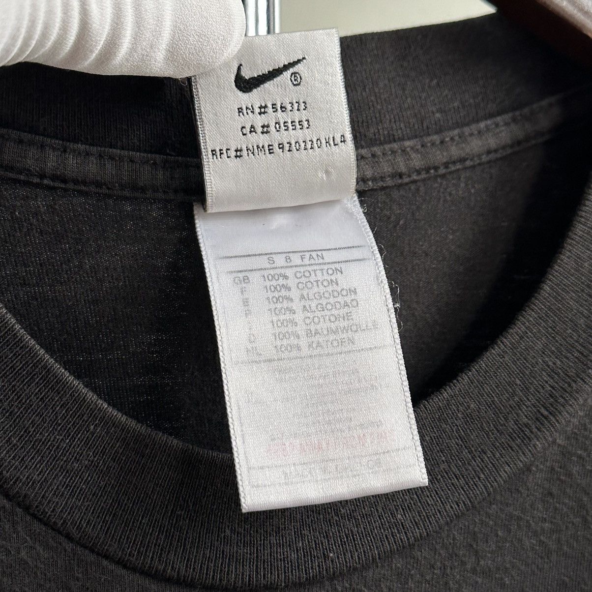 Nike × Vintage VINTAGE 90s NIKE JUST DO IT BIG LOGO TEE Size US M / EU 48-50 / 2 - 6 Thumbnail