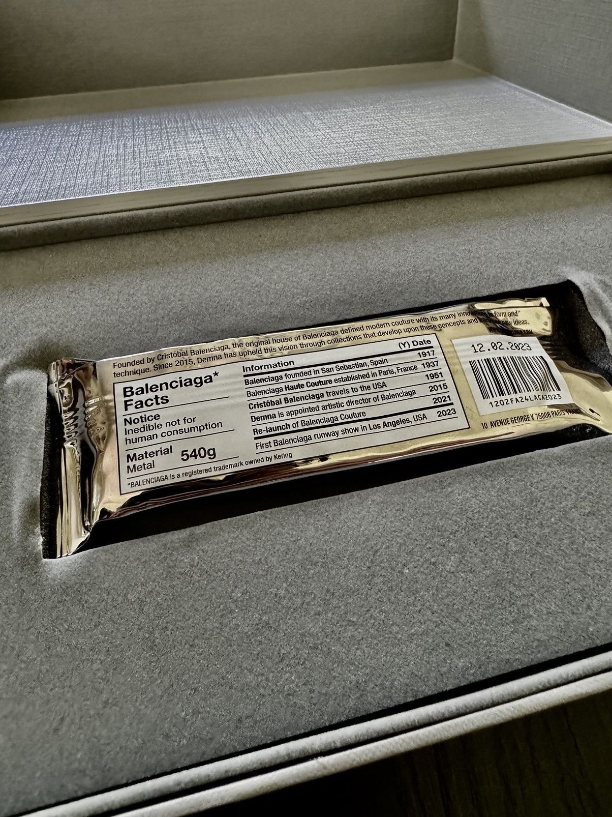 Balenciaga FW2024 energy bar invite Size ONE SIZE - 4 Thumbnail