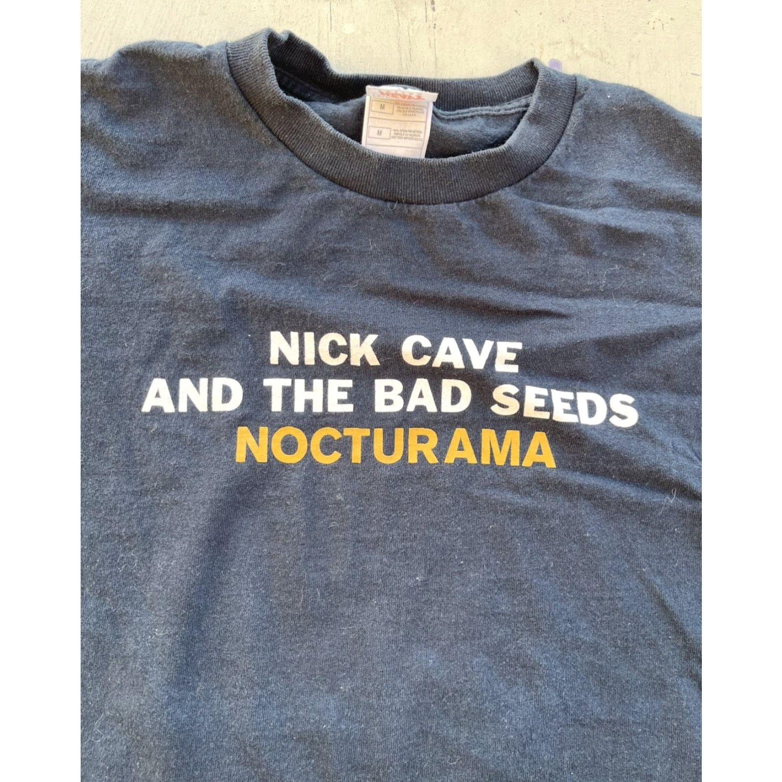 Hanes VINTAGE Nick Cave T-Shirt Black Men’s M Crew Neck Short Sleeve 100% Cotton Hanes 2000s Nick Cave and the Bad Seeds Band Art Rock Gothic Size US M / EU 48-50 / 2 - 2 Thumbnail