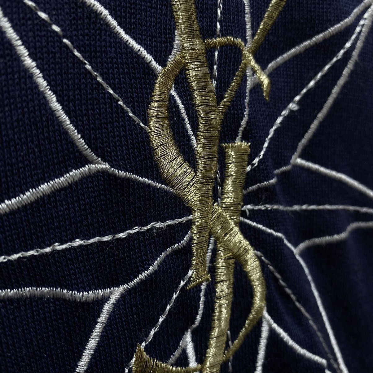 Yves Saint Laurent Vintage 90s YSL Sweatshirt Light Cotton Made in Italy Size US S / EU 44-46 / 1 - 8 Thumbnail