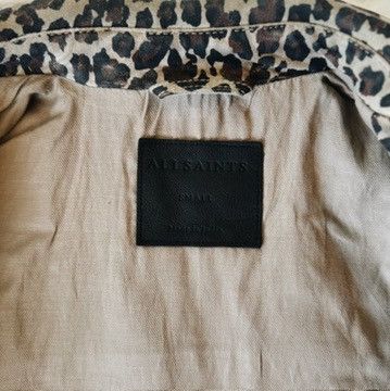 Allsaints AllSaints Leopard Suede Jacket – Men's S – 100% Goat Leather Size US S / EU 44-46 / 1 - 3 Thumbnail