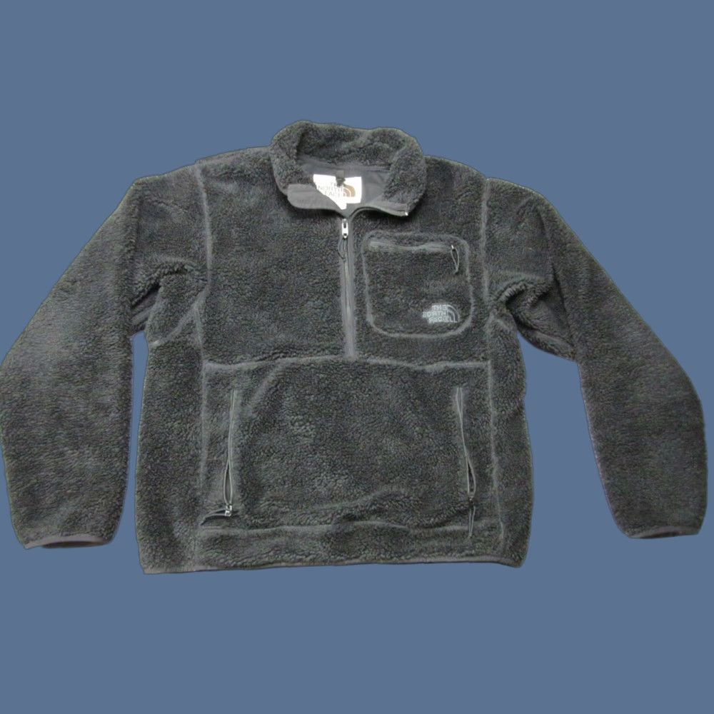 The North Face The North Face Jacket Mens Medium Black Sherpa Anorak Pullover Fleece 1/4 Zip Size US M / EU 48-50 / 2 - 1 Thumbnail