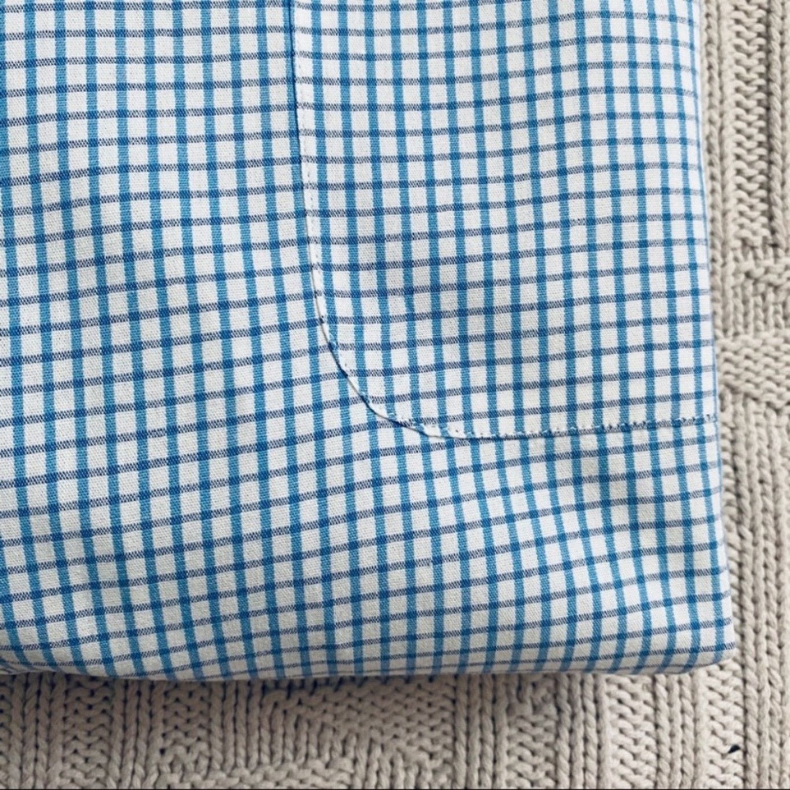 Barneys New York Barney’s blue gingham button down Size US M / EU 48-50 / 2 - 4 Thumbnail