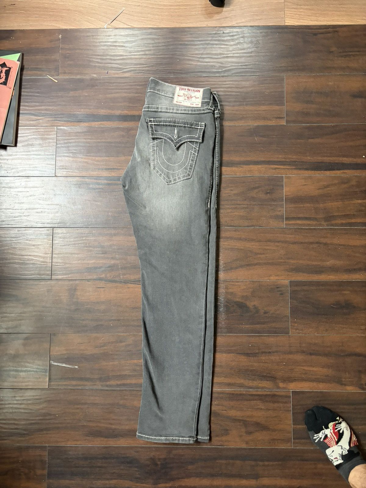 True Religion True Religion Geno Slim Straight Jeans Size US 31 - 2 Thumbnail