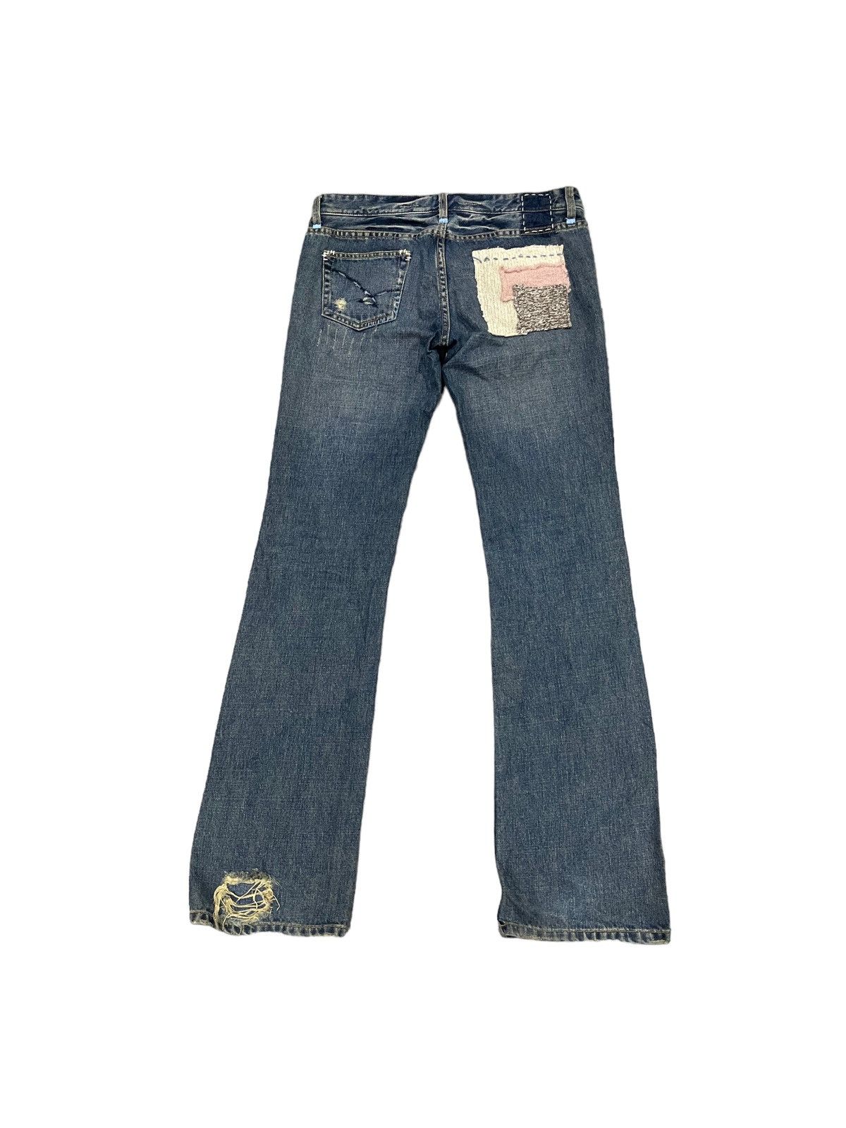Japanese Brand RARE ! Vintage Flash Report Distressed Style Kapital Design Size US 32 / EU 48 - 4 Thumbnail