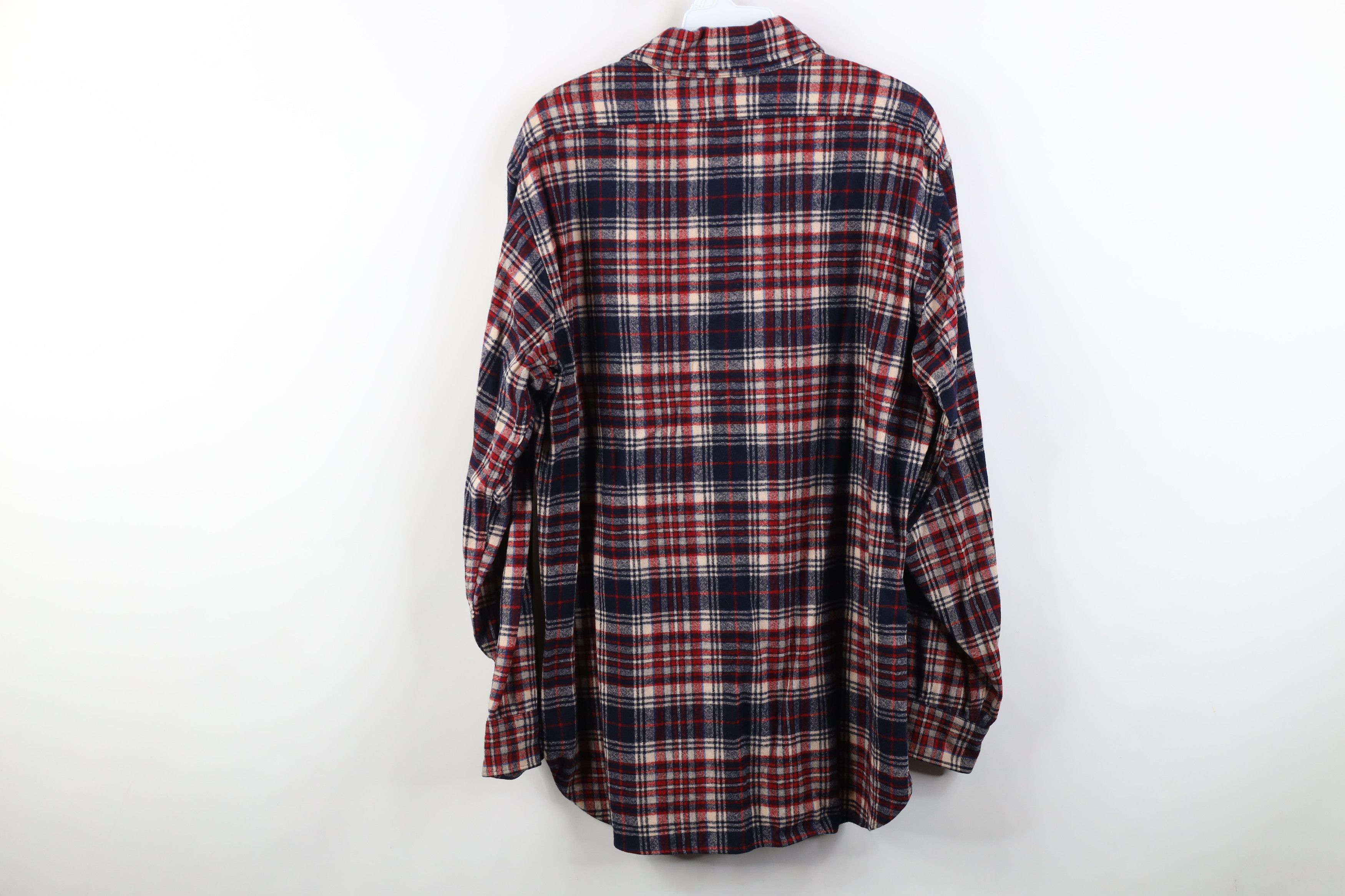 Pendleton Vintage 70s Pendleton Wool Knit Collared Button Shirt USA Size US L / EU 52-54 / 3 - 9 Thumbnail