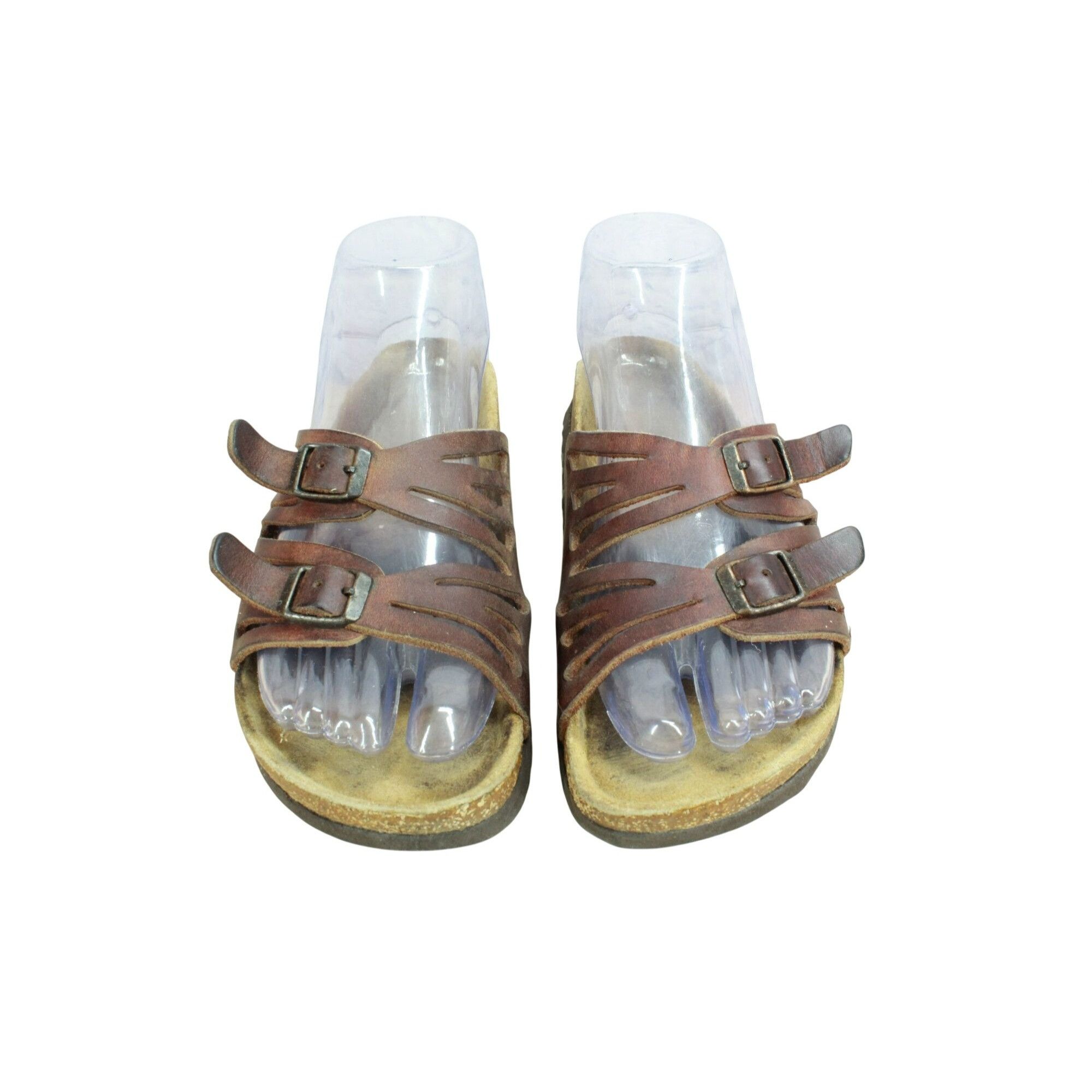 Birkenstock Birkenstock Granada Birkoflor Vegan Leather Slide Sandal Size US 5 / IT 35 - 5 Thumbnail