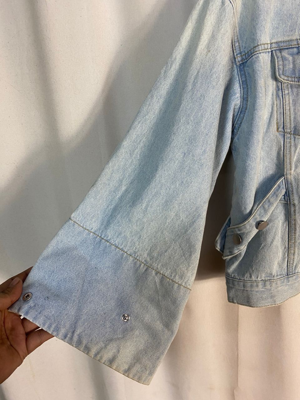 Japanese Brand Unisex🔥Cecil mc bee baggy sleeve denim jacket Size M / US 6-8 / IT 42-44 - 10 Thumbnail