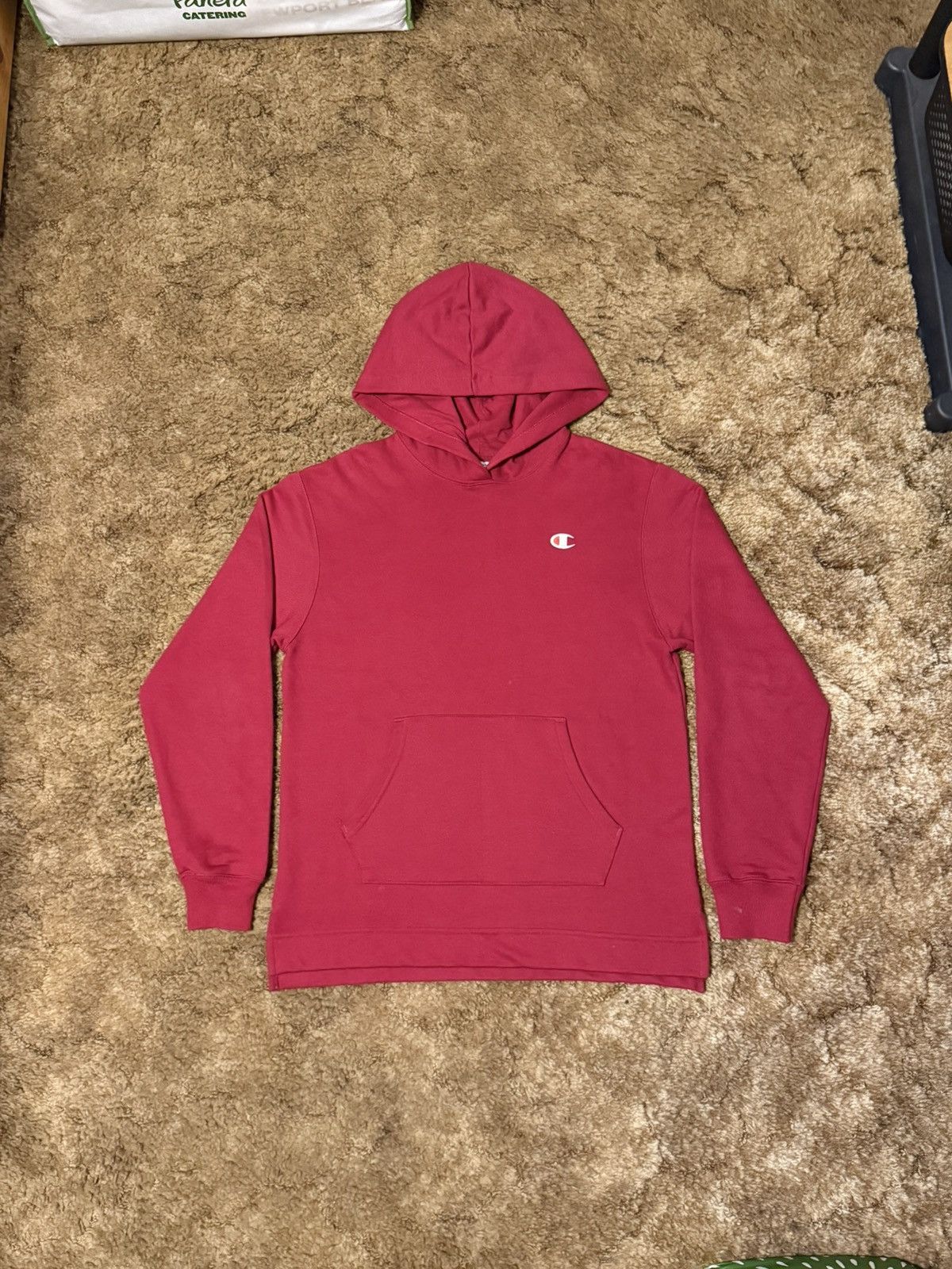 Champion Vintage Champion Reverse Weave Small Logo Hoodie Red Small Size US S / EU 44-46 / 1 - 1 Thumbnail