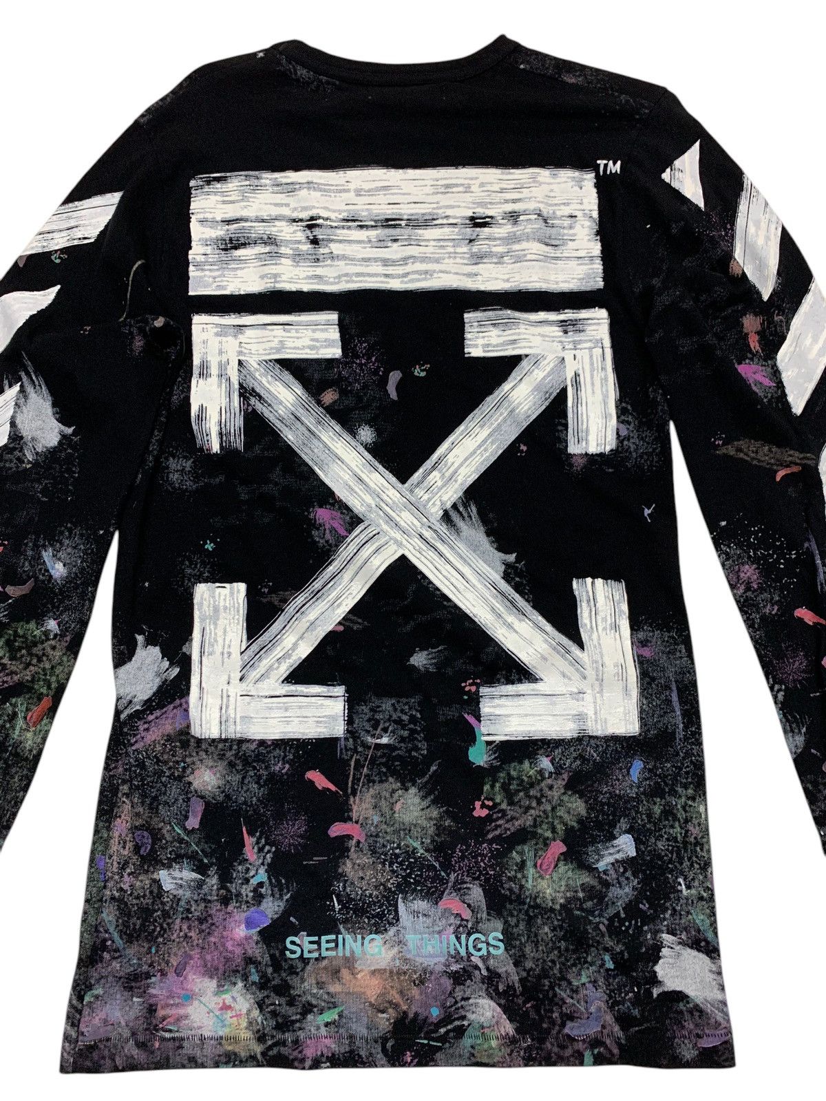 Off-White × Vintage Men’s off-white diag galaxy b long sleeve Size US S / EU 44-46 / 1 - 8 Thumbnail