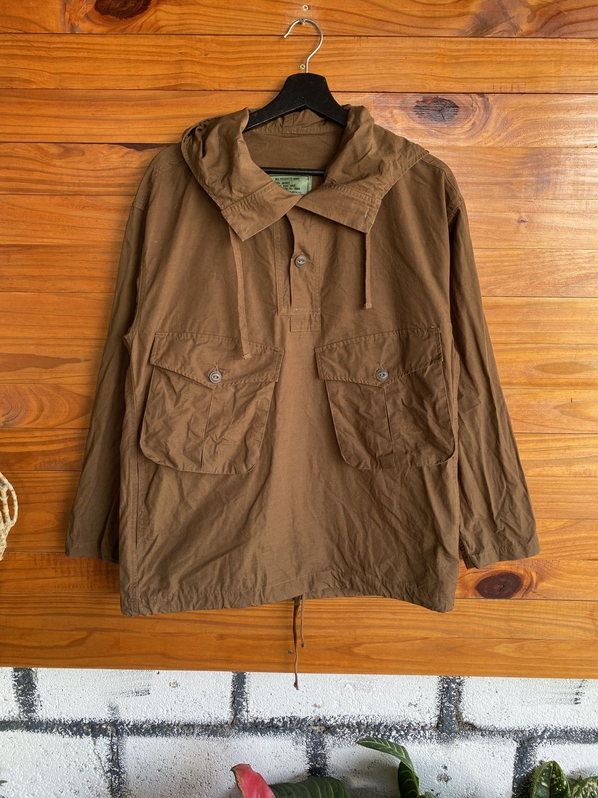 Japanese Brand Back Number Re-Vintage Hooded Military Brown Casual Archive Size US M / EU 48-50 / 2 - 3 Thumbnail