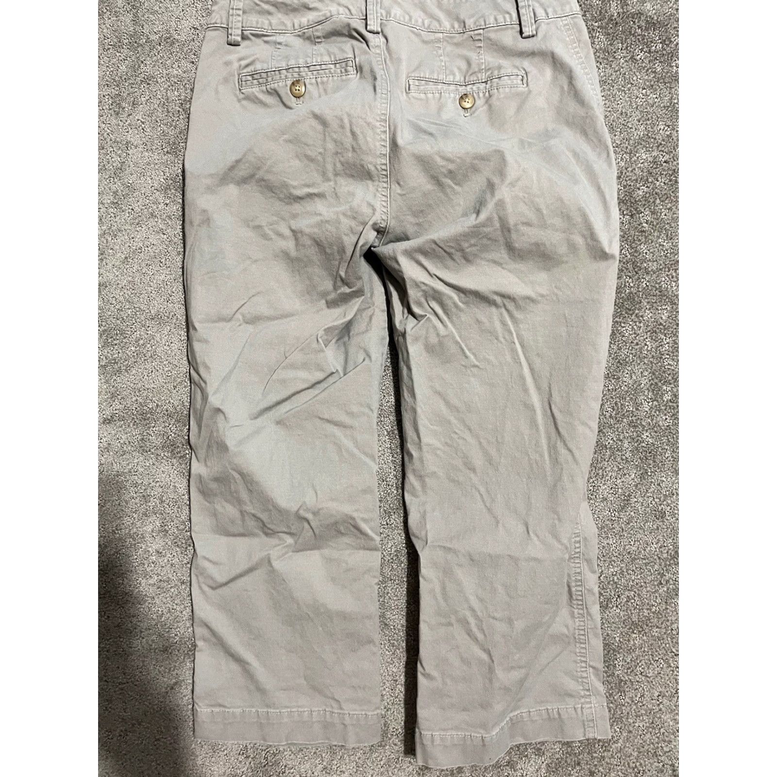 Eddie Bauer EDDIE BAUER Women's Cargo Crop Pants Size 2 Gray Solid Size 26" / US 2 / IT 38 - 3 Thumbnail