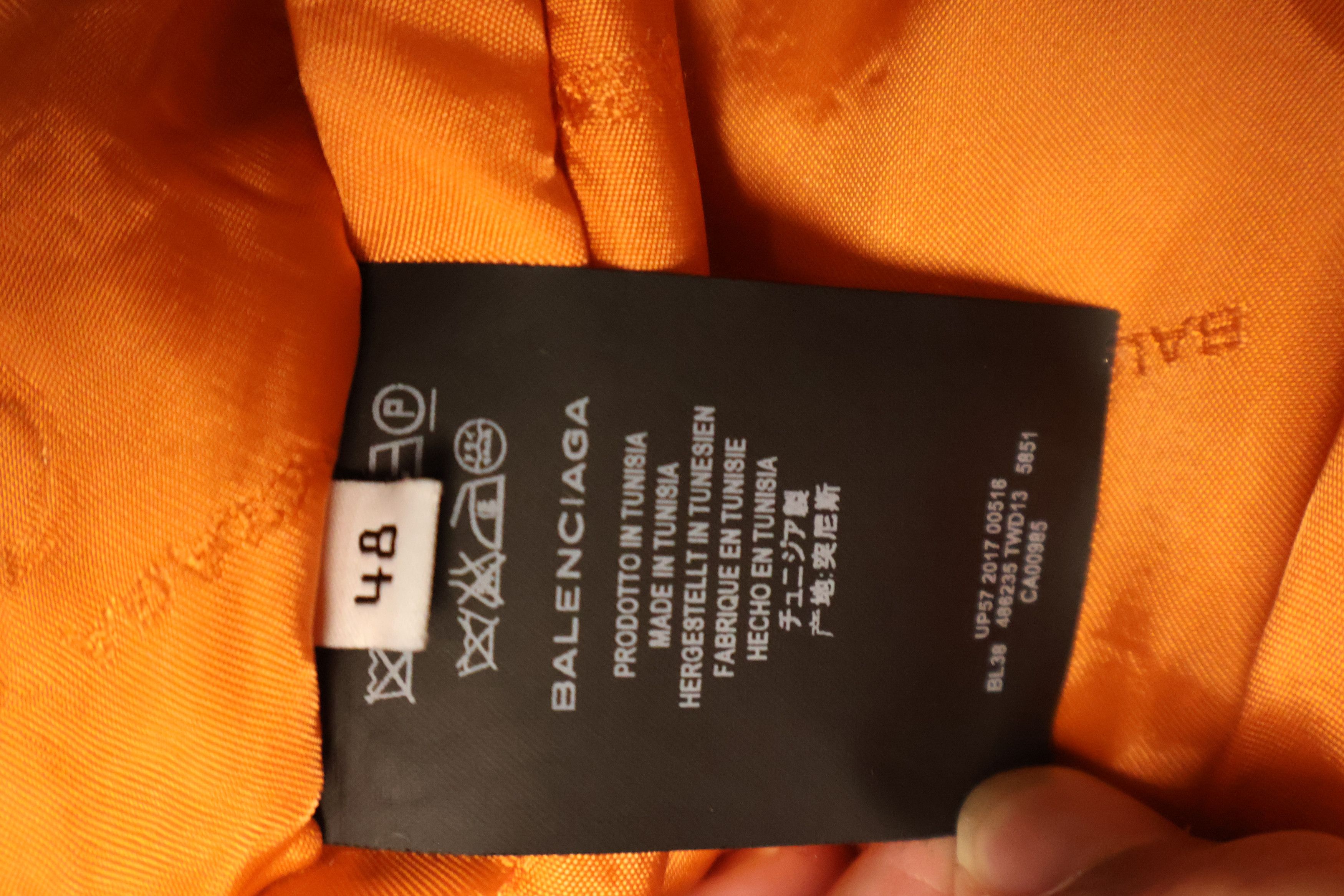 Balenciaga Balenciaga red/burgundy polyamide bomber - mens EU 48 Size US M / EU 48-50 / 2 - 10 Thumbnail