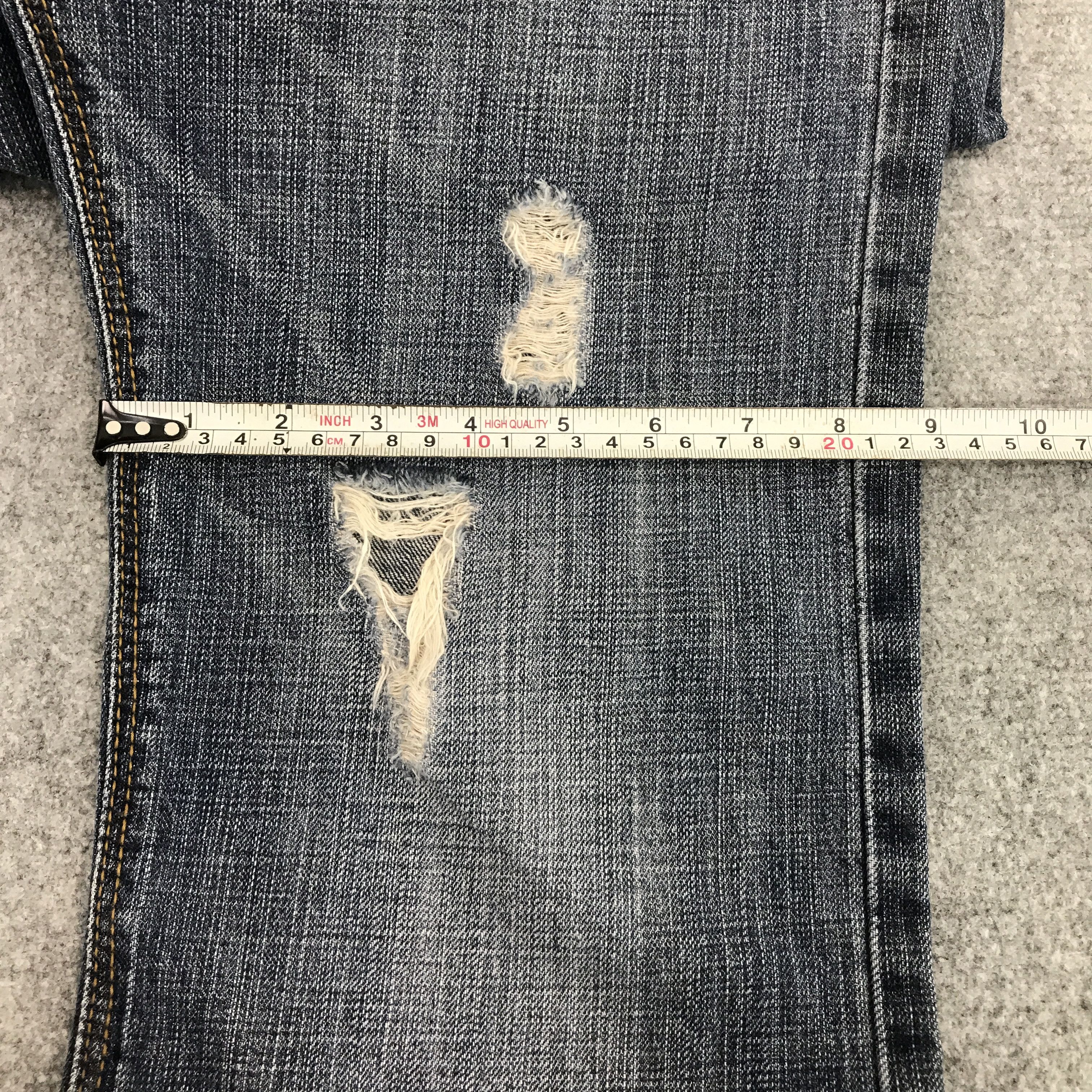 Japanese Brand × Lee Japan style denim Lee distressed jean pants Size US 34 / EU 50 - 13 Thumbnail