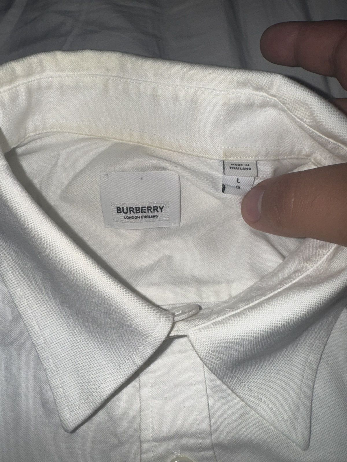 Burberry Burberry Horseferry Print Button Down Shirt Size US L / EU 52-54 / 3 - 2 Thumbnail