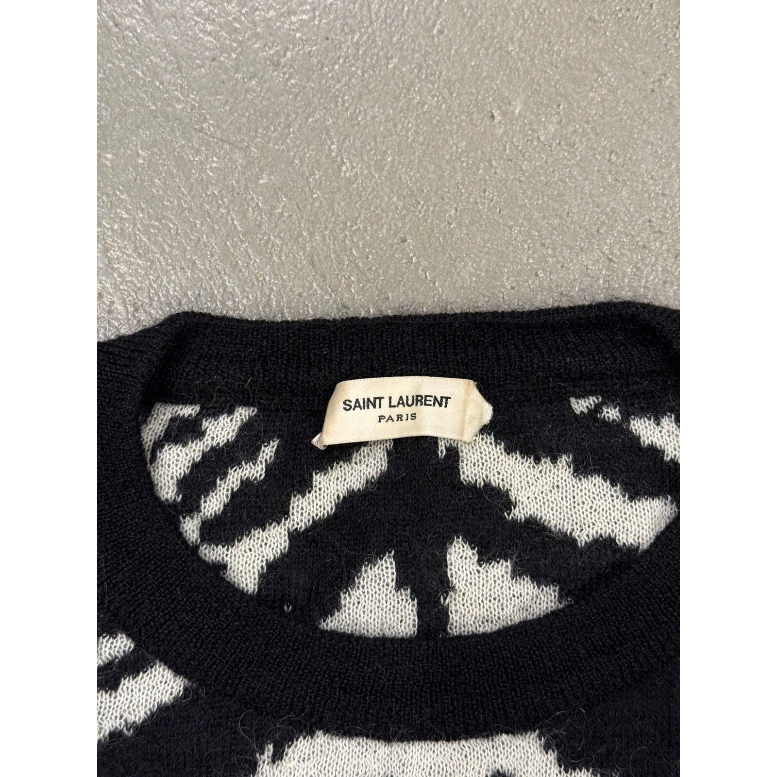 Saint Laurent Paris 2015 Saint Laurent Paris by Hedi Slimane tiger stripe knit Size XS / US 0-2 / IT 36-38 - 7 Thumbnail